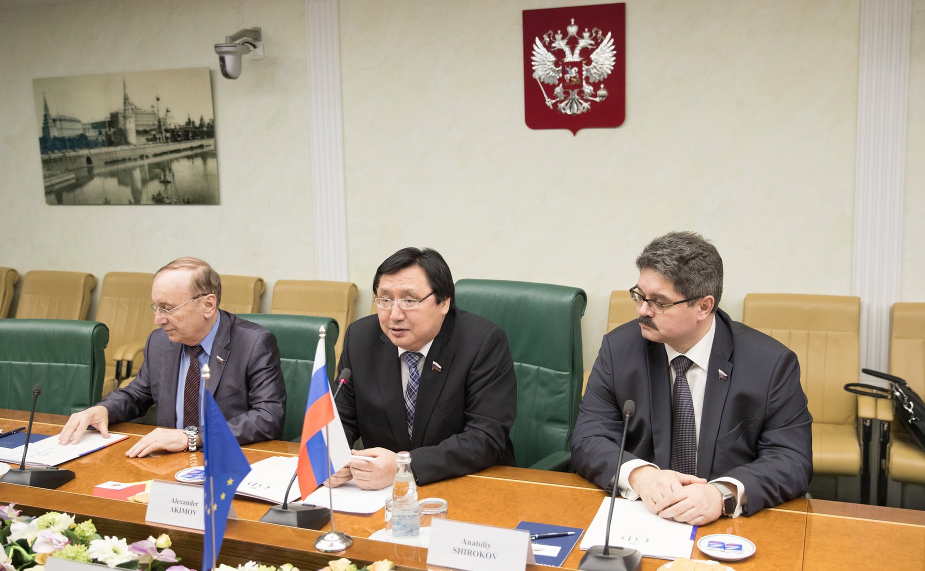 Встреча А. Акимова с Послом по особым поручениям Европейского союза по Арктике Мари-Энн Конинскс