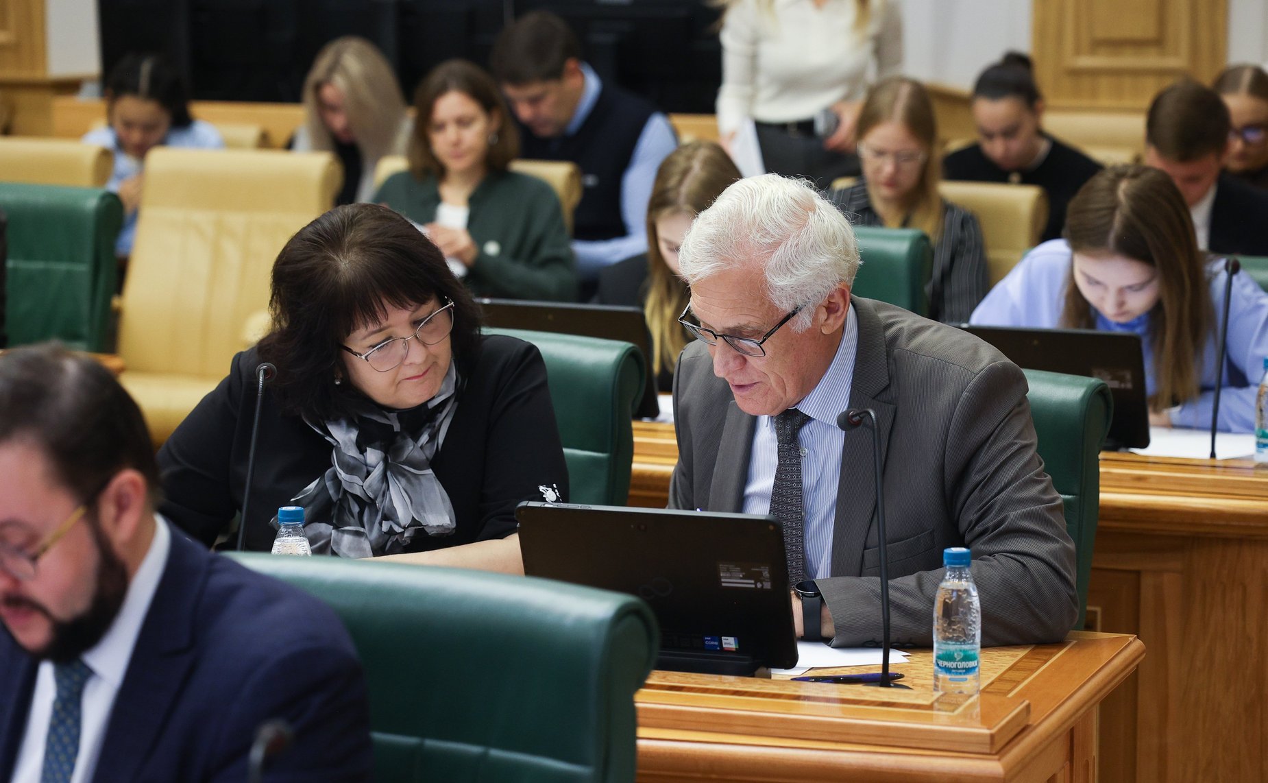 Написание Первого всероссийского аграрного диктанта сенаторами РФ и сотрудниками Аппарата СФ