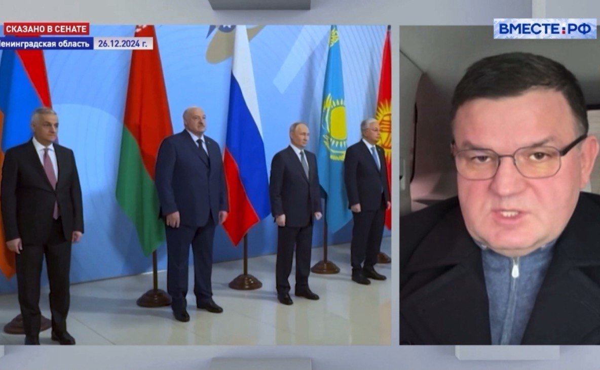 Сергей Перминов ответил в эфире телеканала «Вместе-РФ» на вопросы о позициях, подчеркнутых Президентом в ответах журналистам после заседания Высшего Евразийского экономического совета