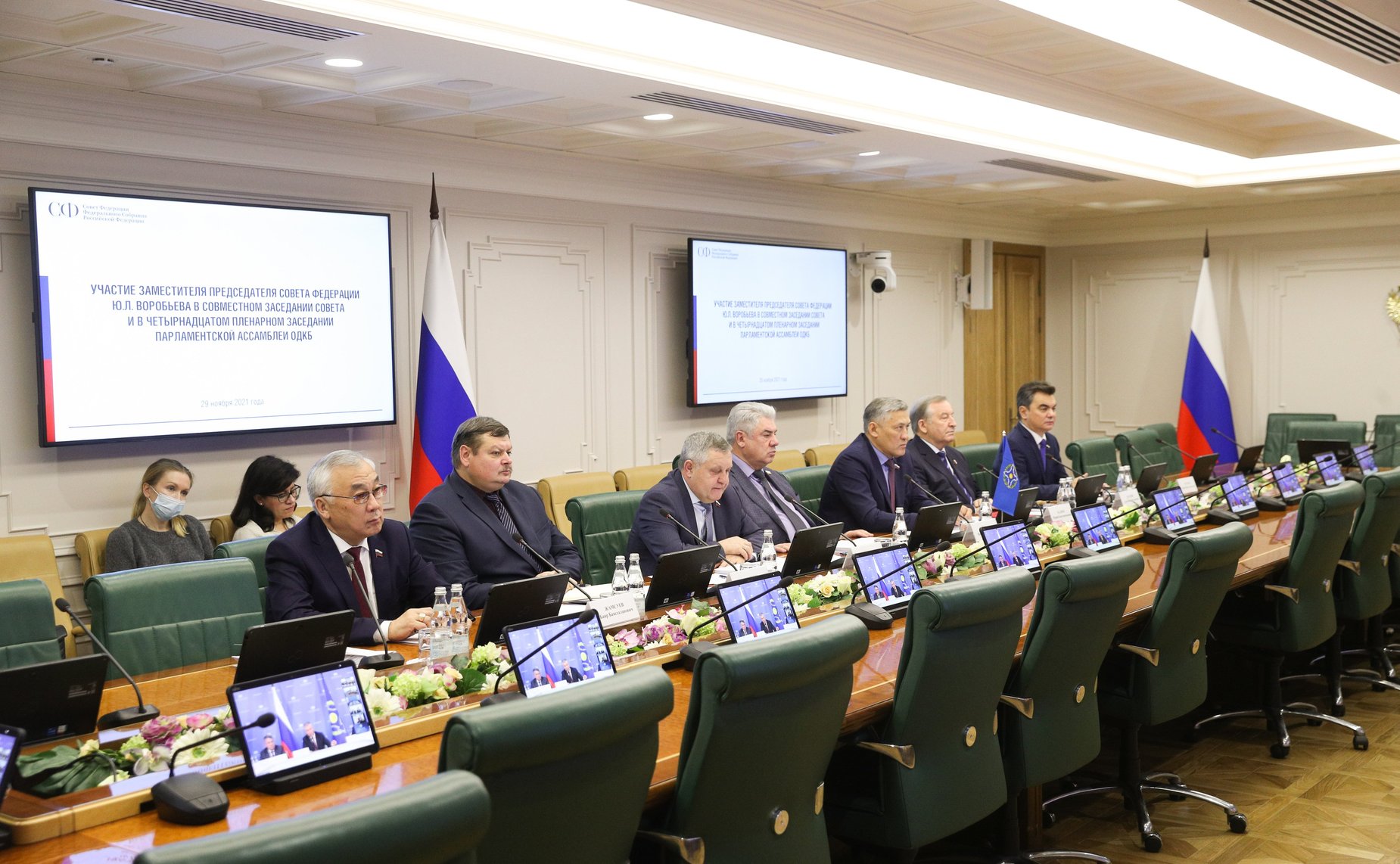 Сенаторы РФ приняли участие в заседании Совета и XIV пленарном заседании ПА ОДКБ