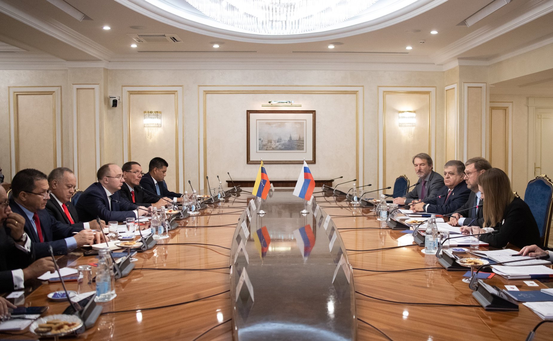 Встреча Константина Косачева с Председателем Национального учредительного собрания Боливарианской Республики Венесуэла Диосдадо Кабельо Рондоном