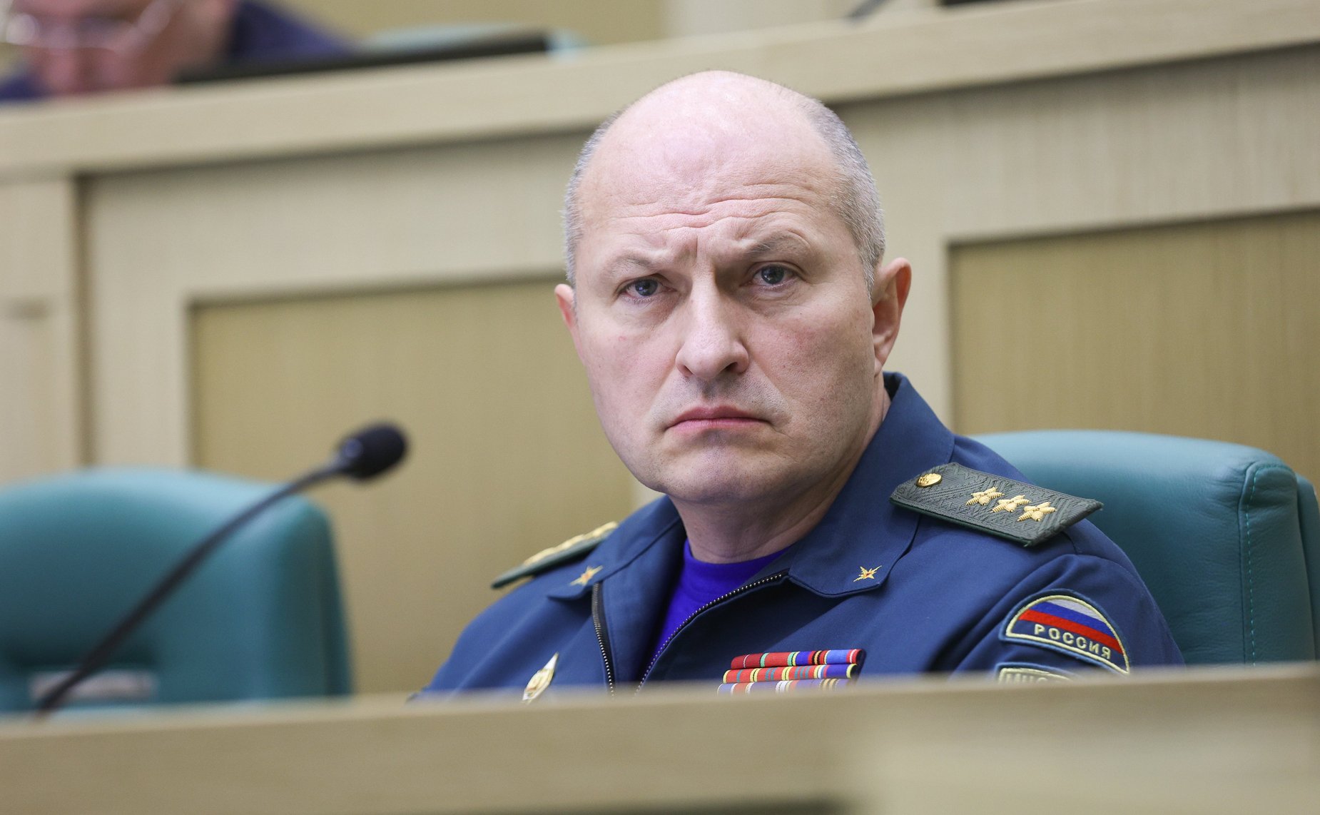 Министр Российской Федерации по делам гражданской обороны, чрезвычайным ситуациям и ликвидации последствий стихийных бедствий Александр Куренков