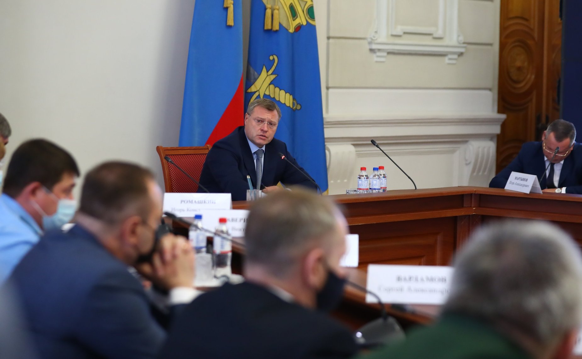 Александр Башкин принял участие в заседании антинаркотической комиссии Астраханской области