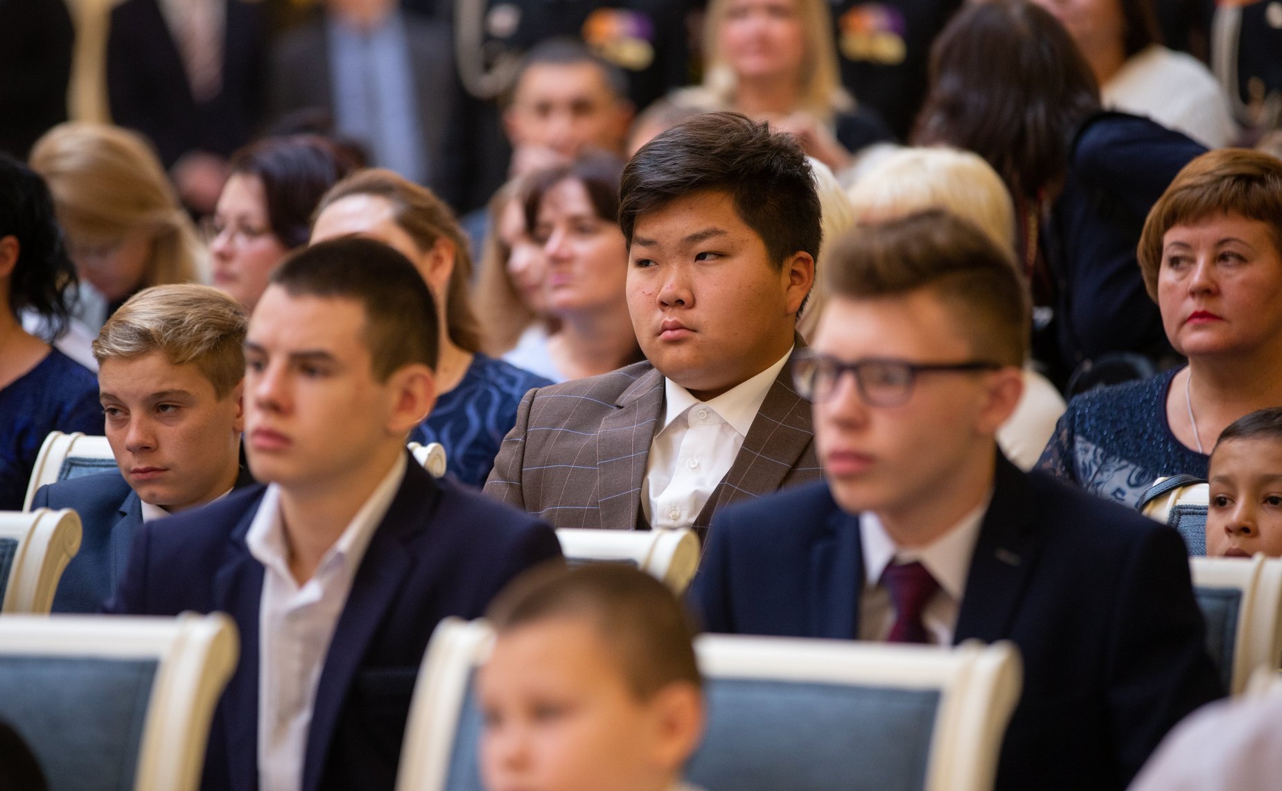 Торжественная церемония награждения детей и подростков, проявивших личное мужество в экстремальных ситуациях и спасших человеческие жизни