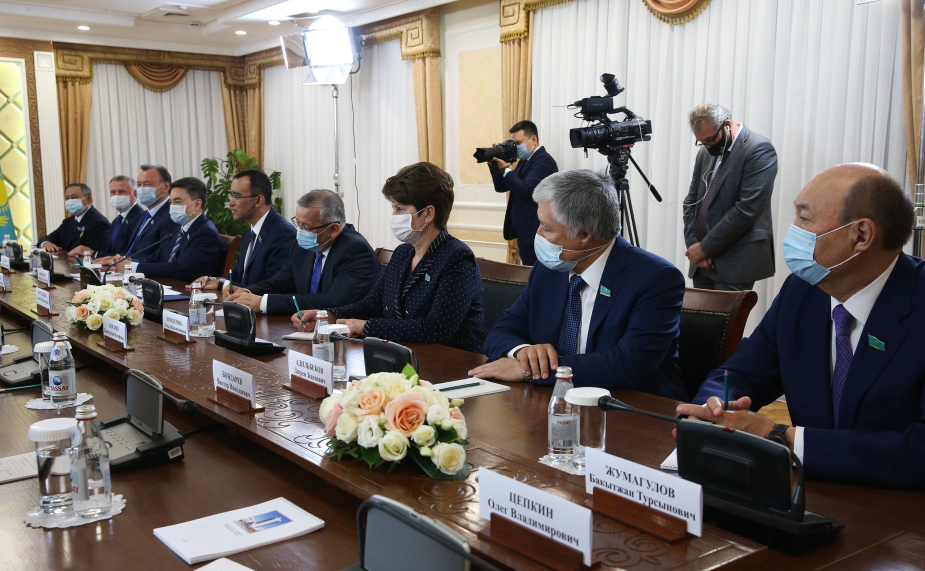 Встреча Валентины Матвиенко с Председателем Сената Парламента Республики Казахстан Мауленом Ашимбаевым