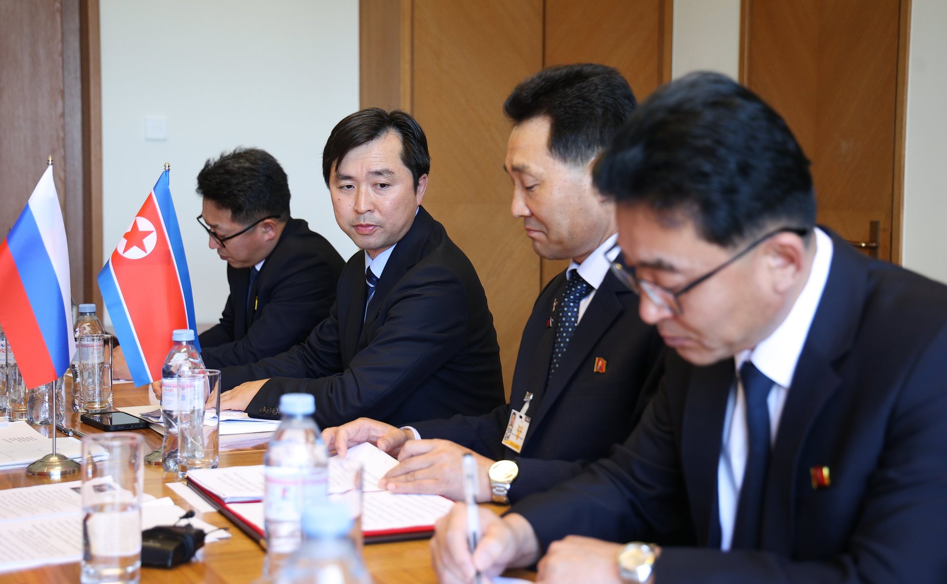 Встреча Председателя Совета Федерации Валентины Матвиенко с Председателем Верховного народного собрания Корейской Народно-Демократической Республики Пак Ин Чхолем