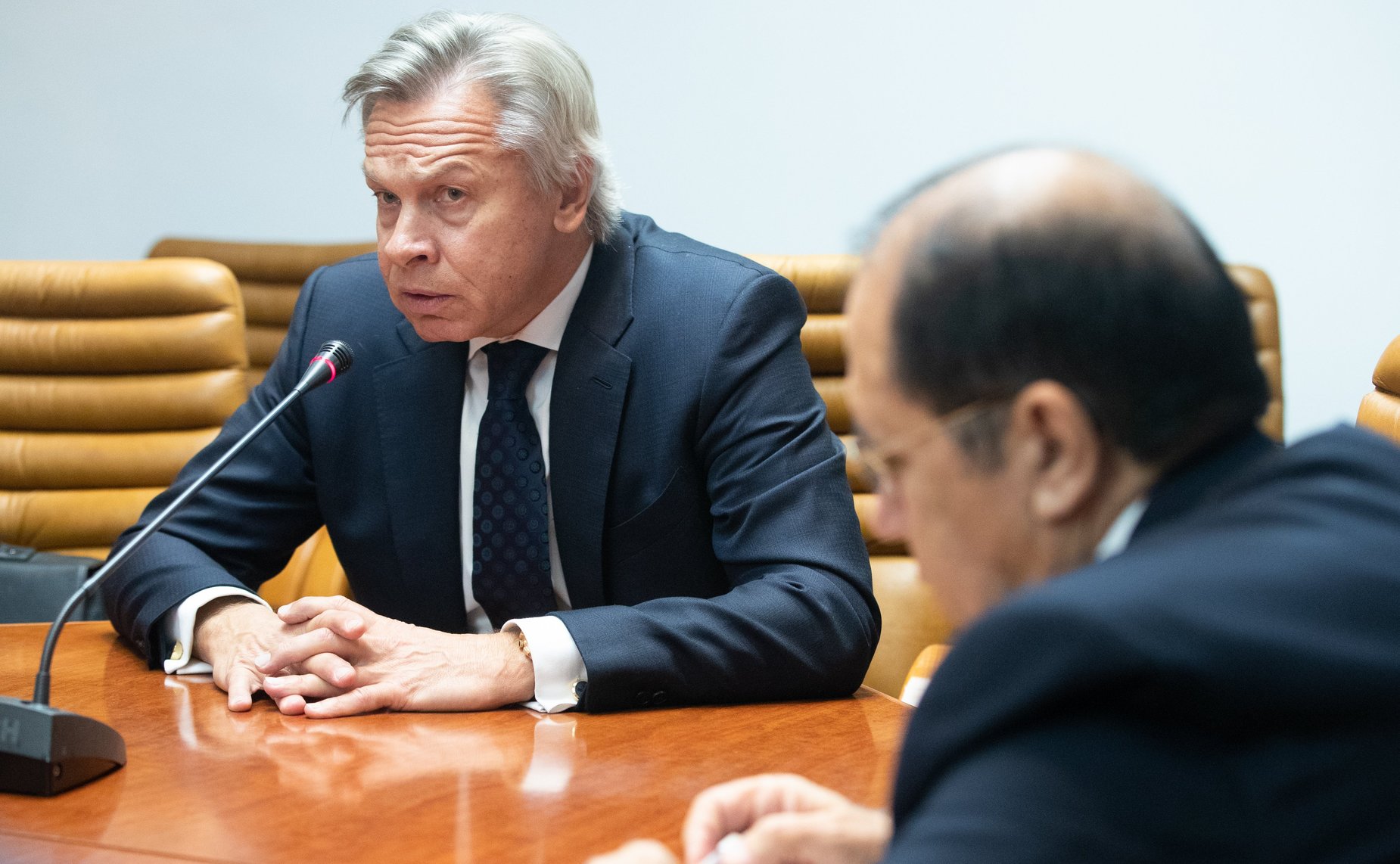 Встреча А. Пушкова с представителями иностранных СМИ на тему «Кризис в отношениях Совета Европы и России: информационные аспекты»