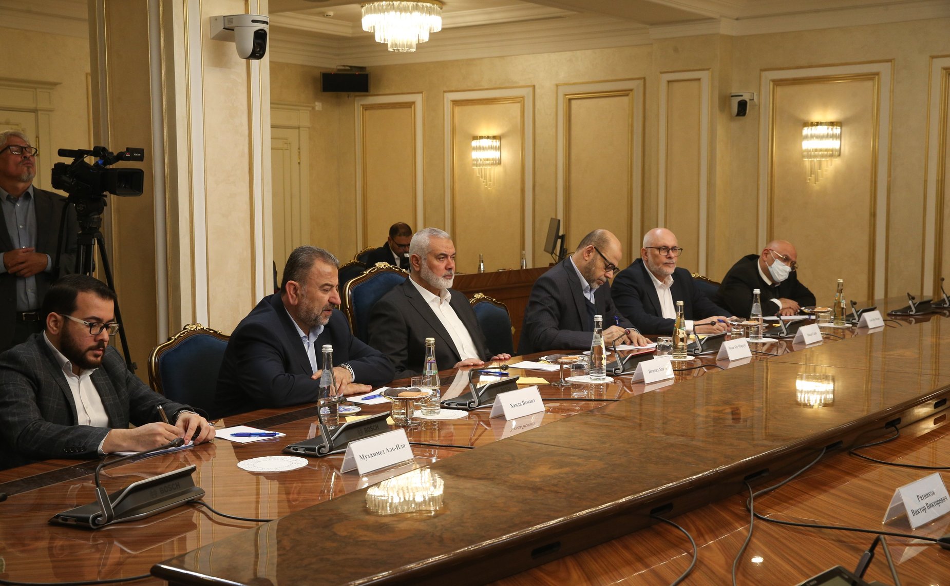 Григорий Карасин принял председателя Политбюро ХАМАС Исмаила Ханию