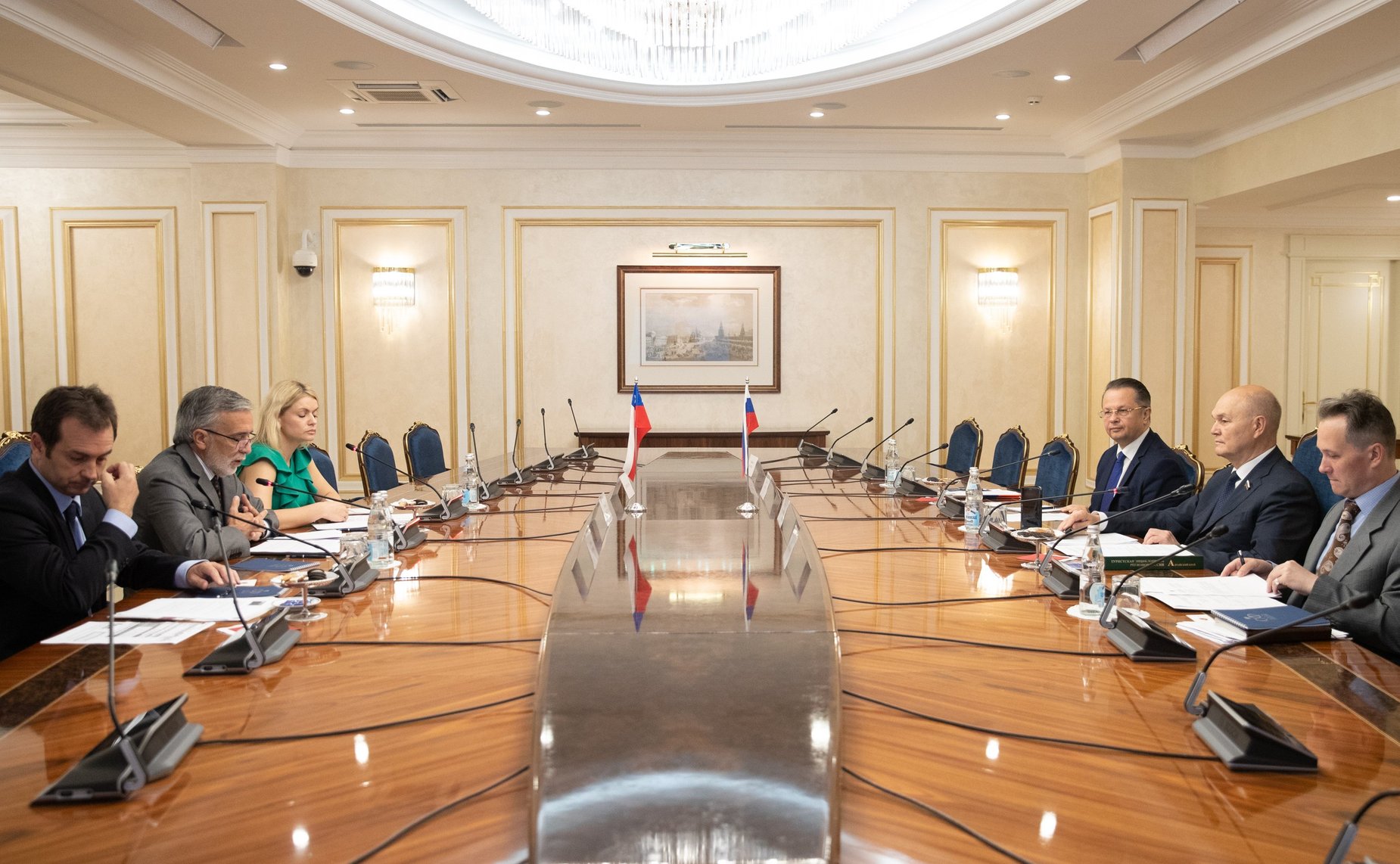 Встреча М. Щетинина с послом Чили