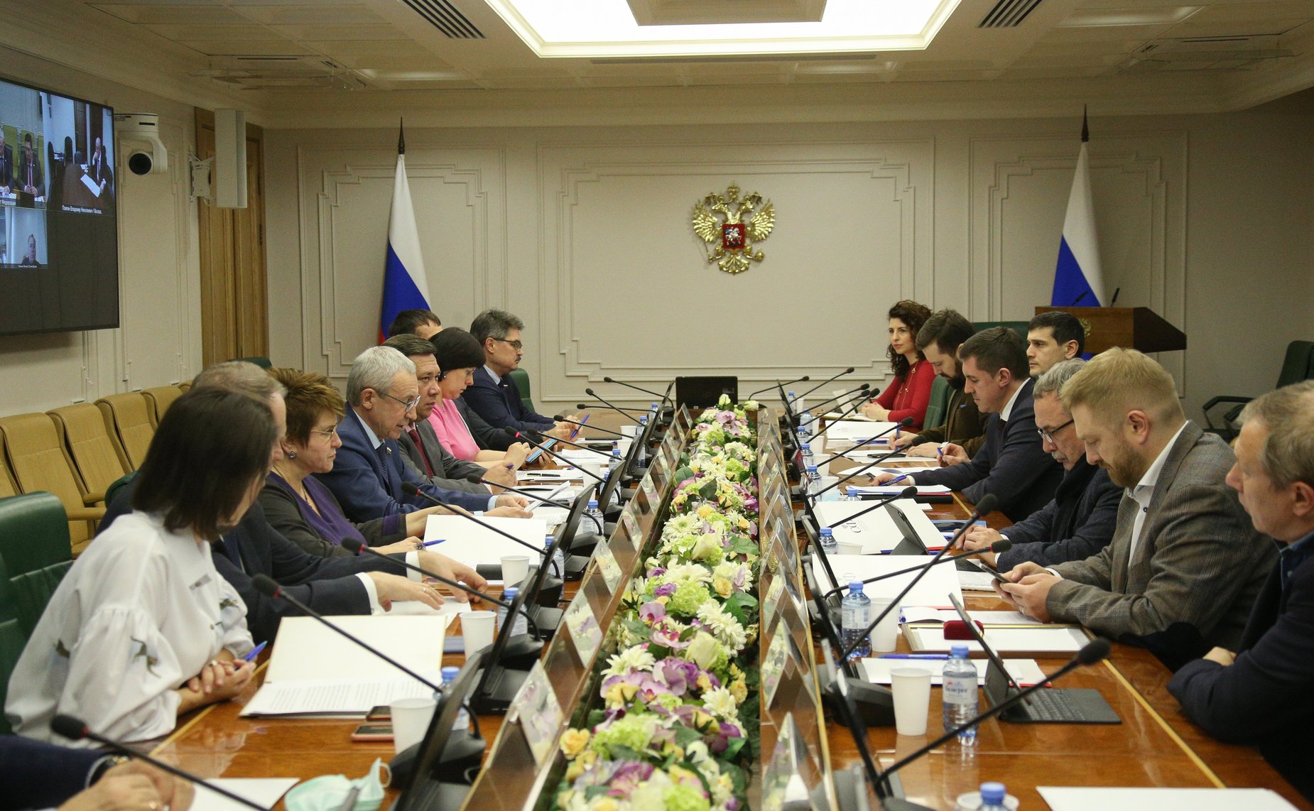 Заседание Временной комиссии СФ по защите государственного суверенитета и противодействию вмешательству во внутренние дела РФ