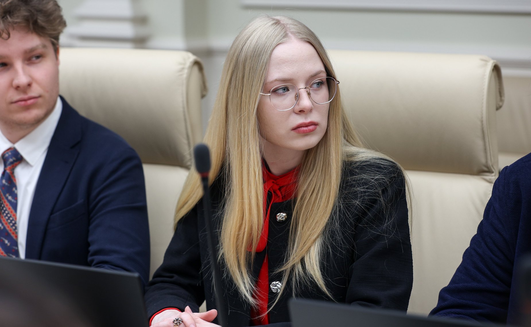 Встреча председателя Комитета Совета Федерации по международным делам Григория Карасина со студентами юридического факультета МГУ им. Ломоносова