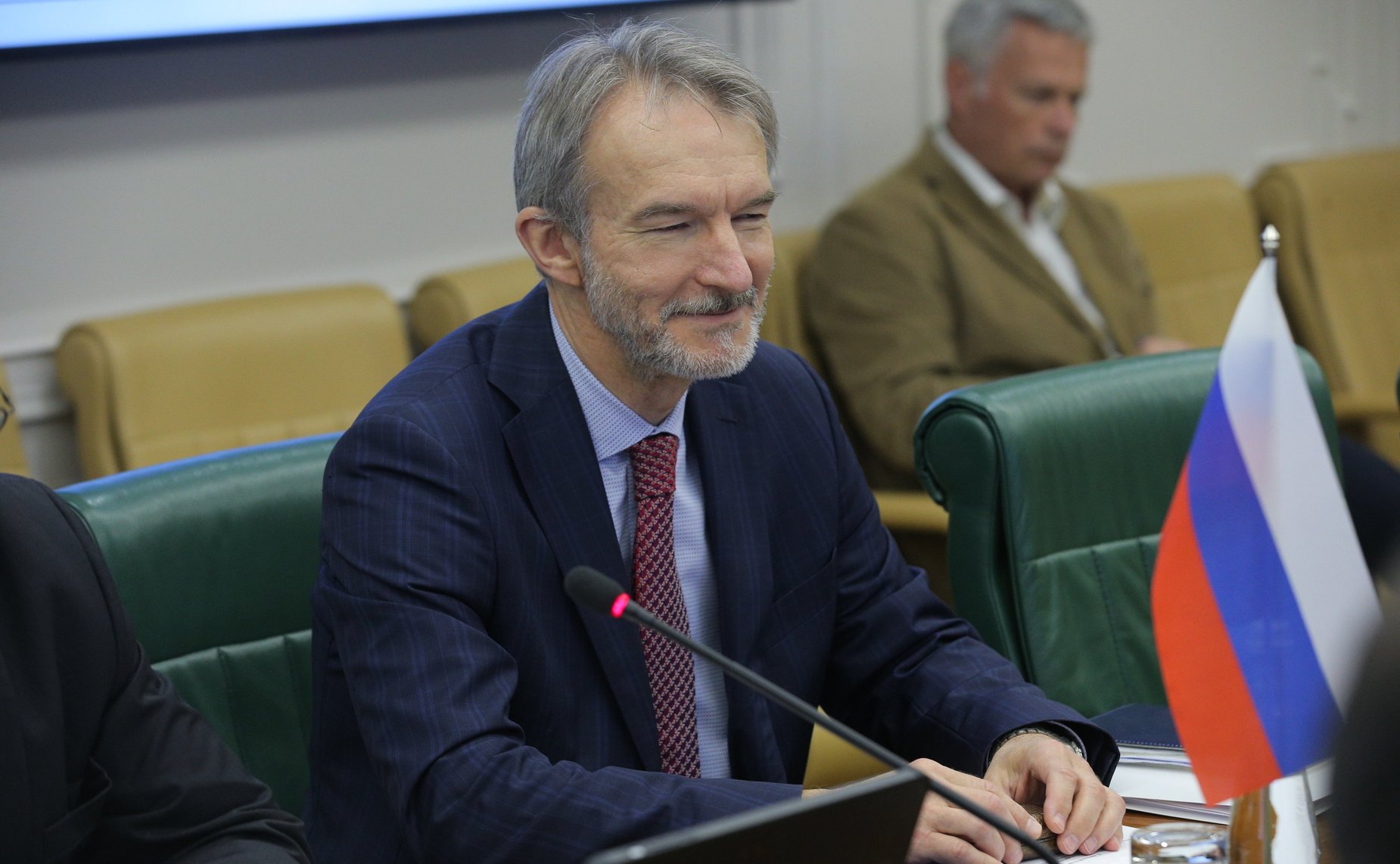 Константин Косачев провел встречу с председателем Комиссии по внутренним делам страны и советом Собрания Исламского Совета Исламской Республики Иран Мохаммадом Салехом Джокаром