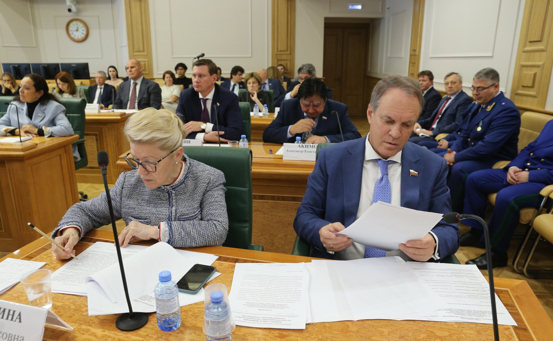 Совместное Заседание Комитета СФ по конституционному законодательству, государственному строительству и Комитета СФ по обороне и безопасности и Комитета СФ по федеративному устройству, региональной политике, местному самоуправлению и делам Севера