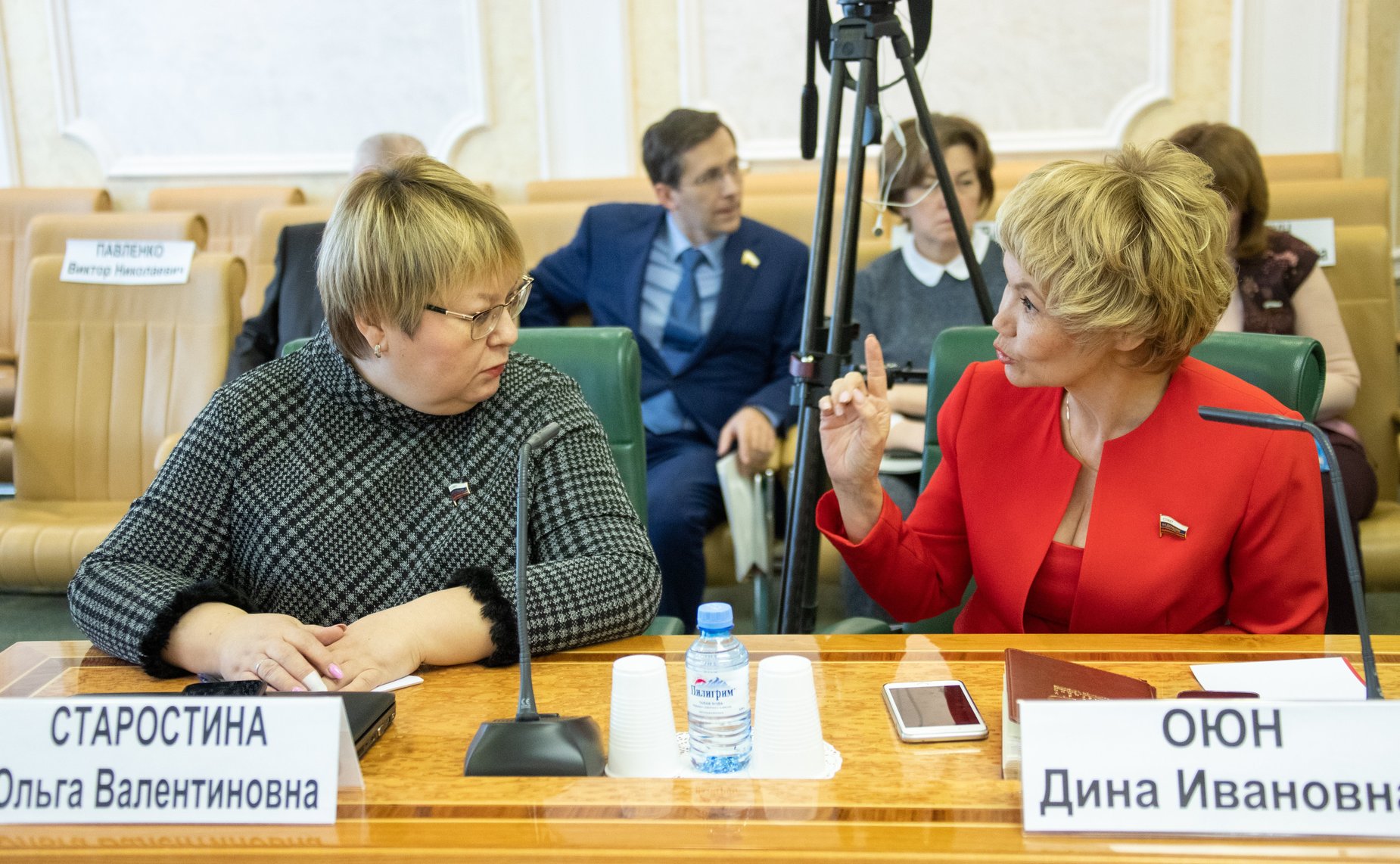 Ольга Старостина и Дина Оюн