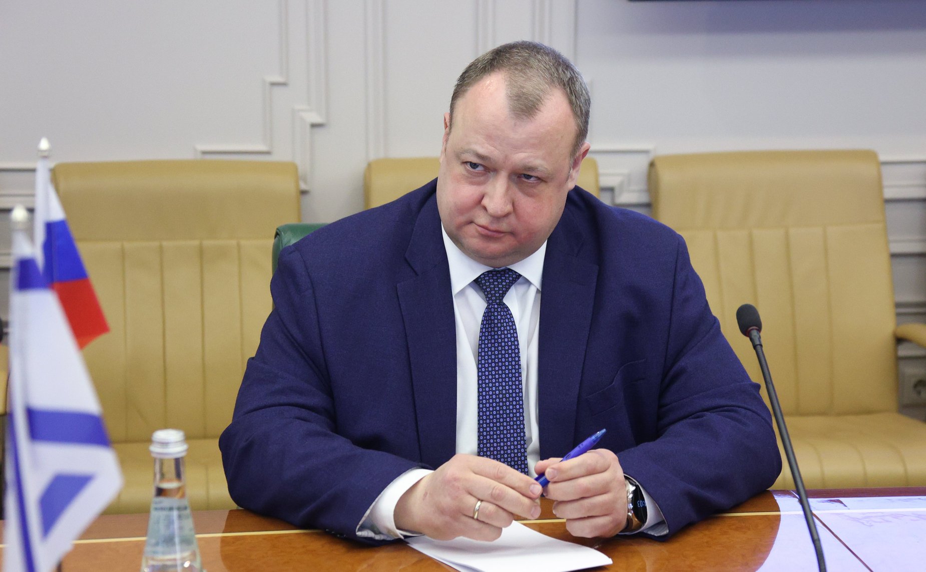 Встреча председателя Комитета Совета Федерации по международным делам с Чрезвычайным и Полномочным Послом Государства Израиль в Российской Федерации