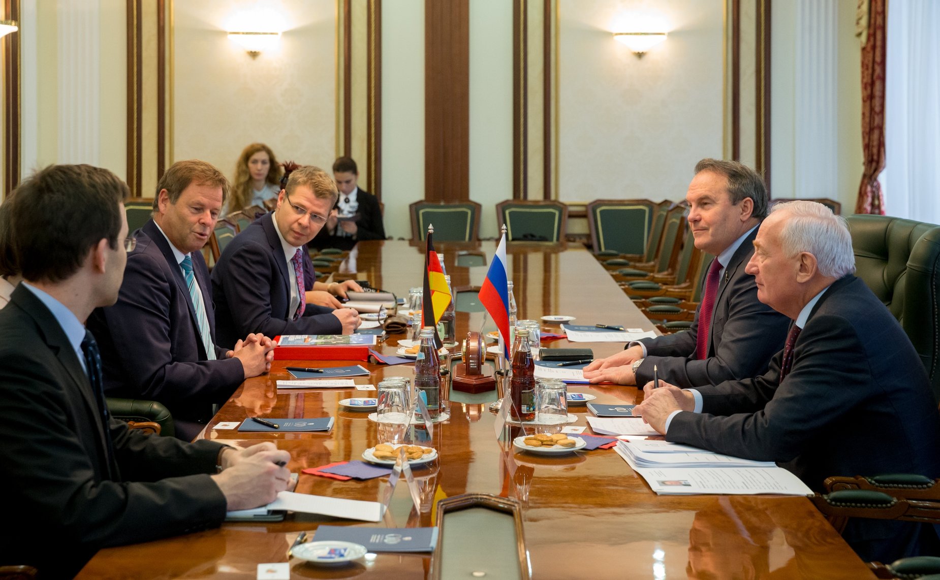 Встреча члена Комитета СФ по международным делам Игоря Морозова с заместителем Премьер-министра, Министром финансов федеральной земли Бранденбург Кристианом Гёрке