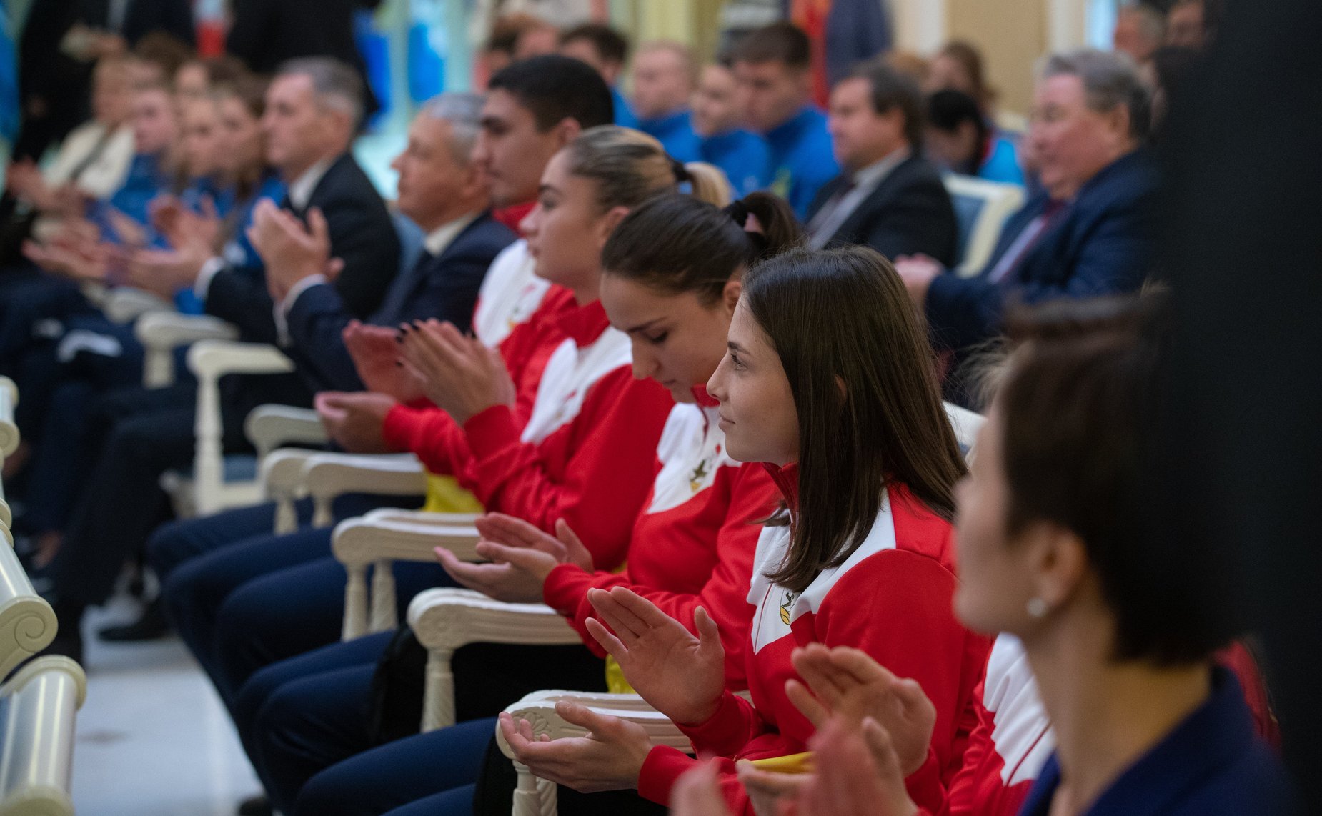 Церемония награждения победителей и призёров IV летней Спартакиады молодежи России в Совете Федерации
