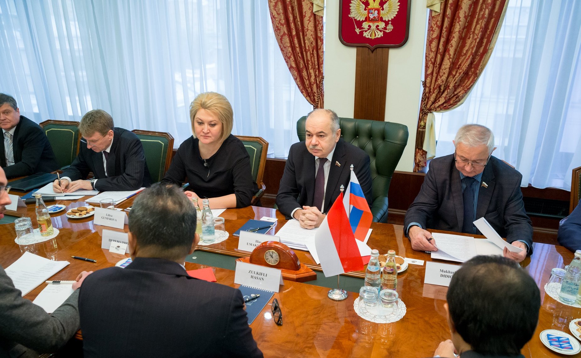 Встреча И. Умаханова с Председателем Народного консультативного конгресса Индонезии З. Хасаном