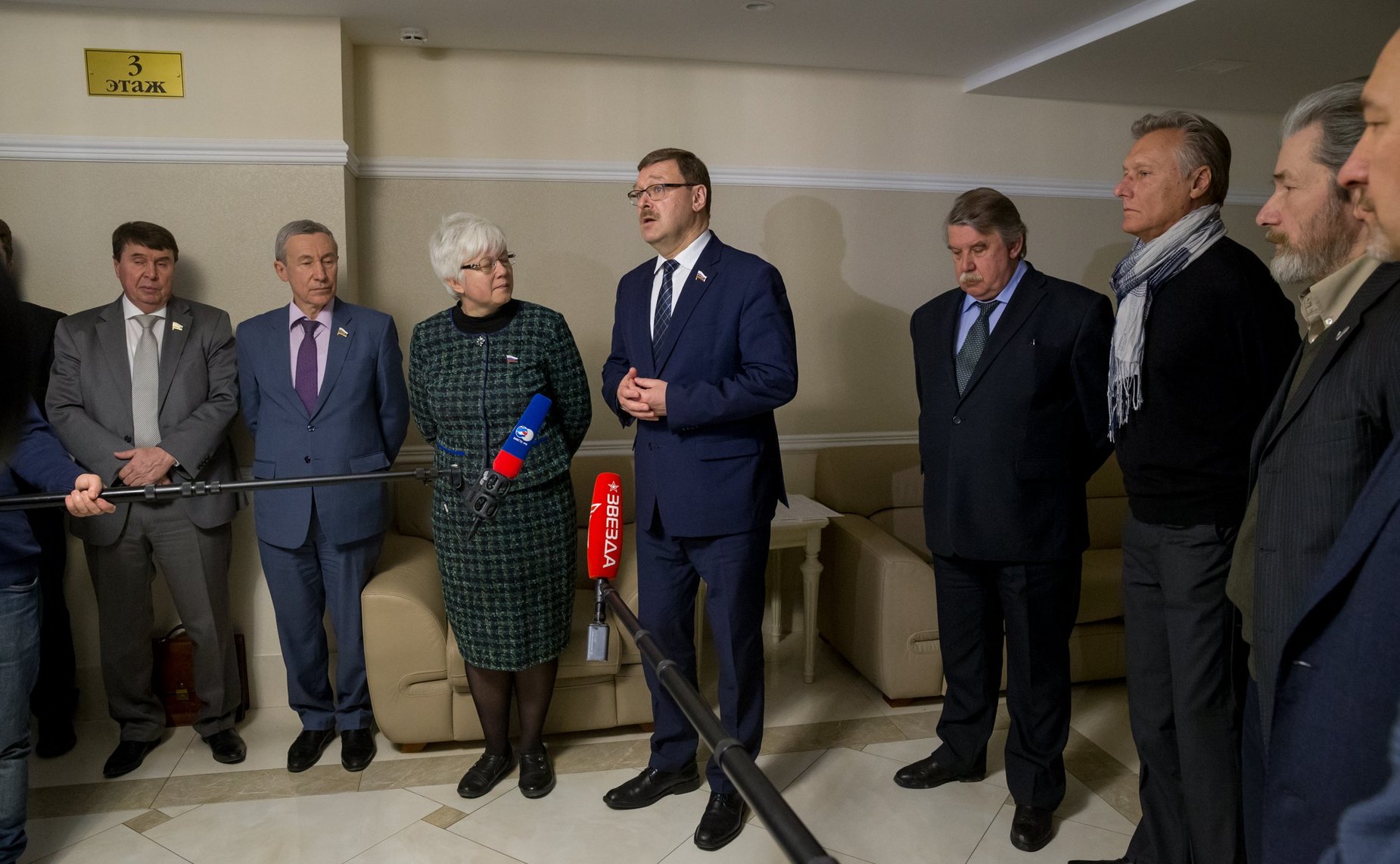 Церемония открытия фотовыставки «Сохраним Пальмиру вместе»