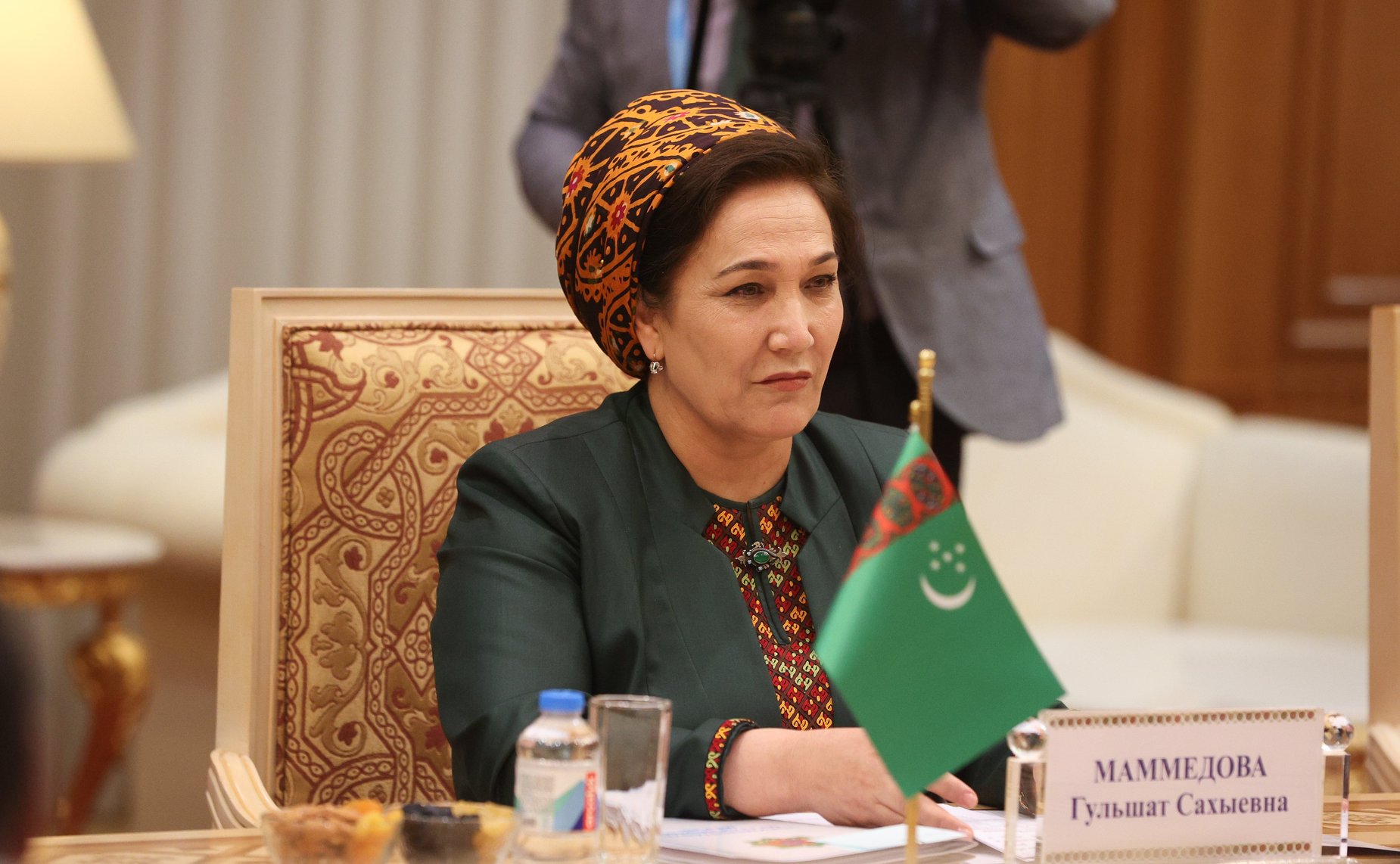 Встреча Председателя Совета Федерации Валентины Матвиенко с Председателем Меджлиса Милли Генгеша Туркменистана Гульшат Маммедовой