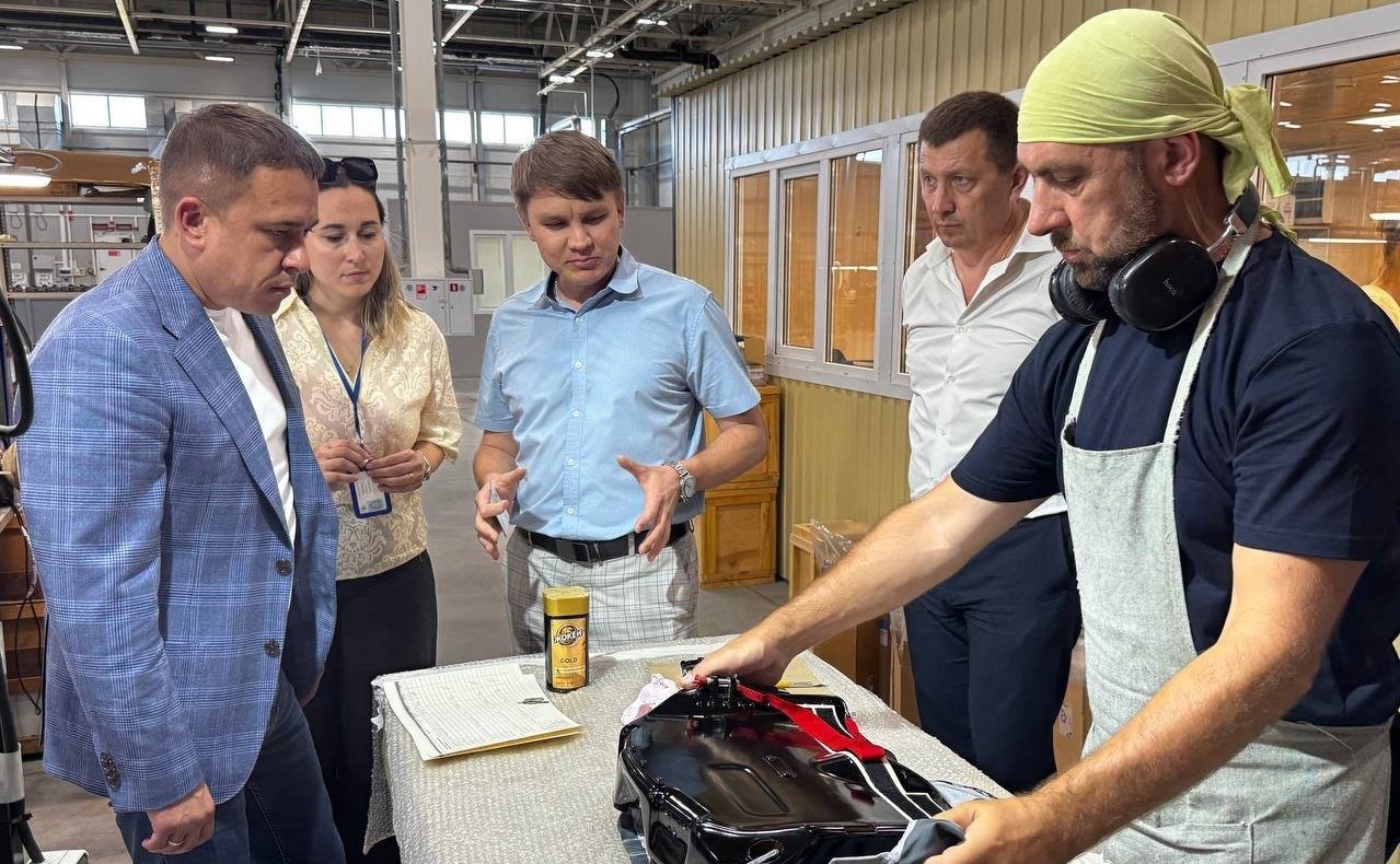 Айрат Гибатдинов посетил Портовую особую экономическую зону «Ульяновск» (ПОЭЗ) с рабочим визитом