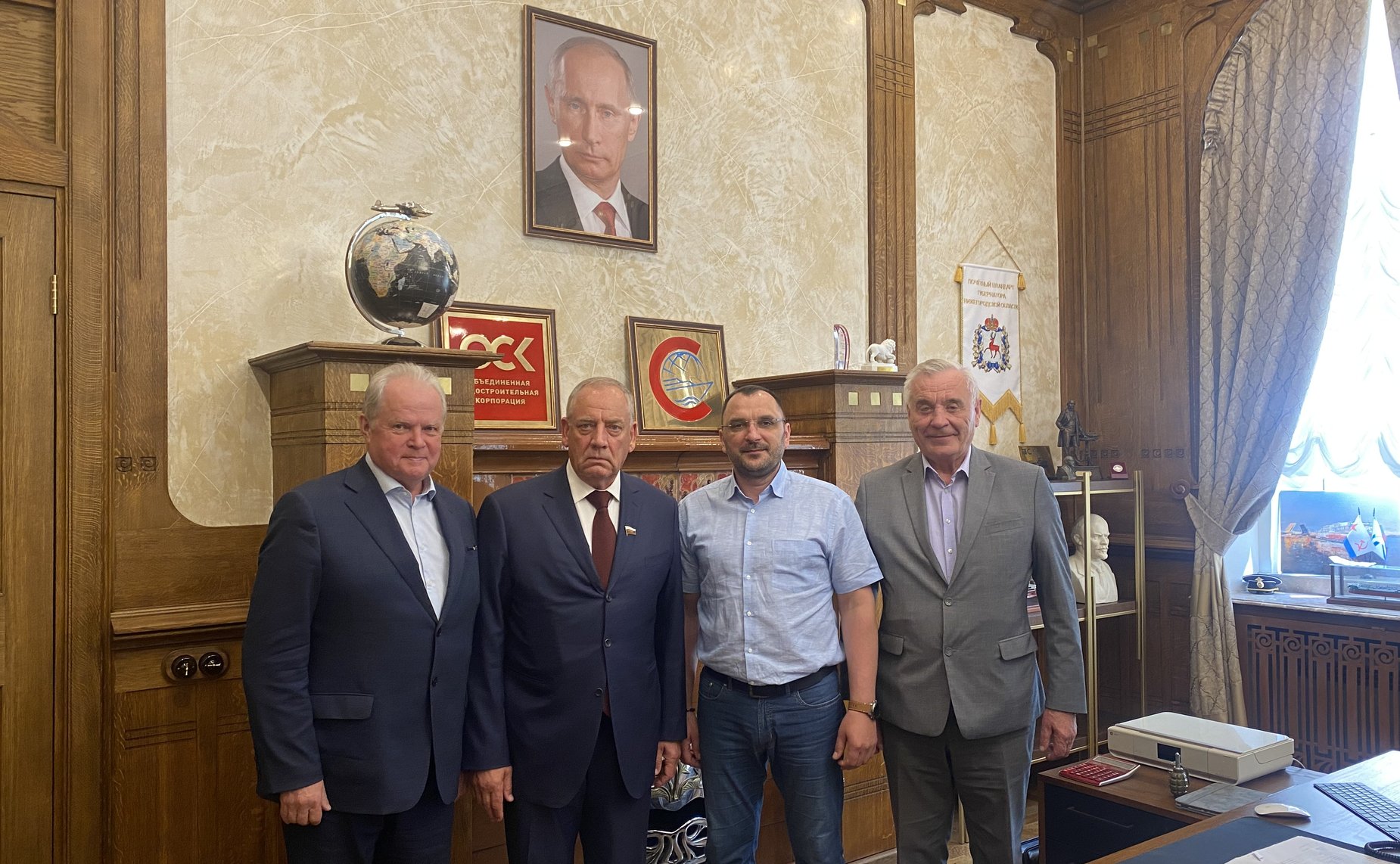 Сергей Митин провел рабочее совещание с руководством Нижегородского судостроительного завода