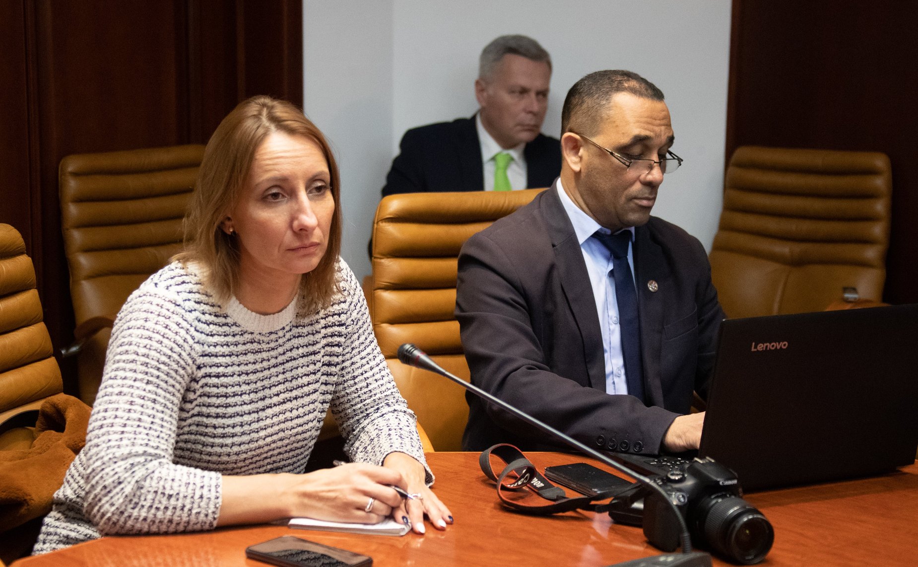 Встреча А. Пушкова с представителями иностранных СМИ