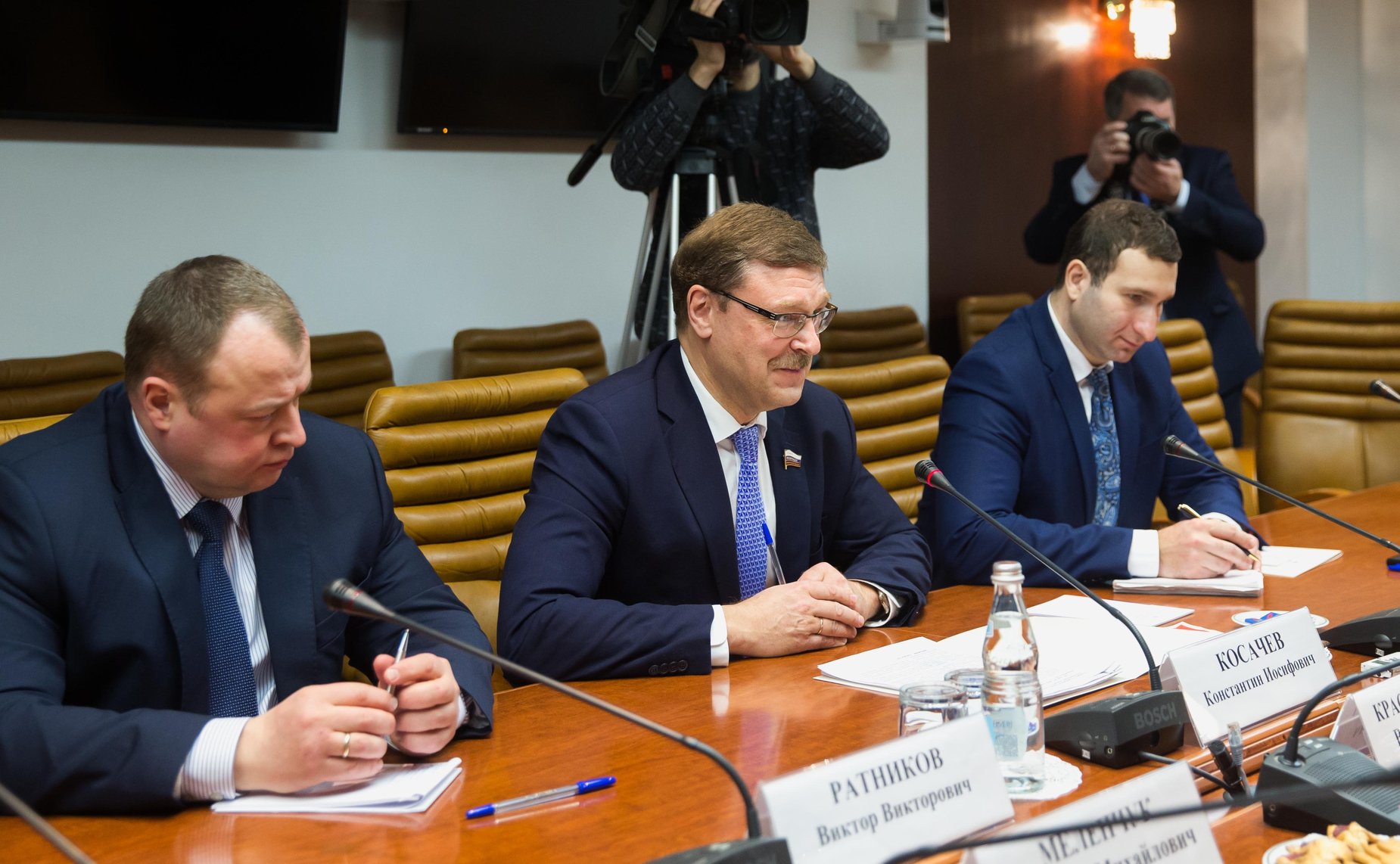 Встреча К. Косачева с Президентом ПМР