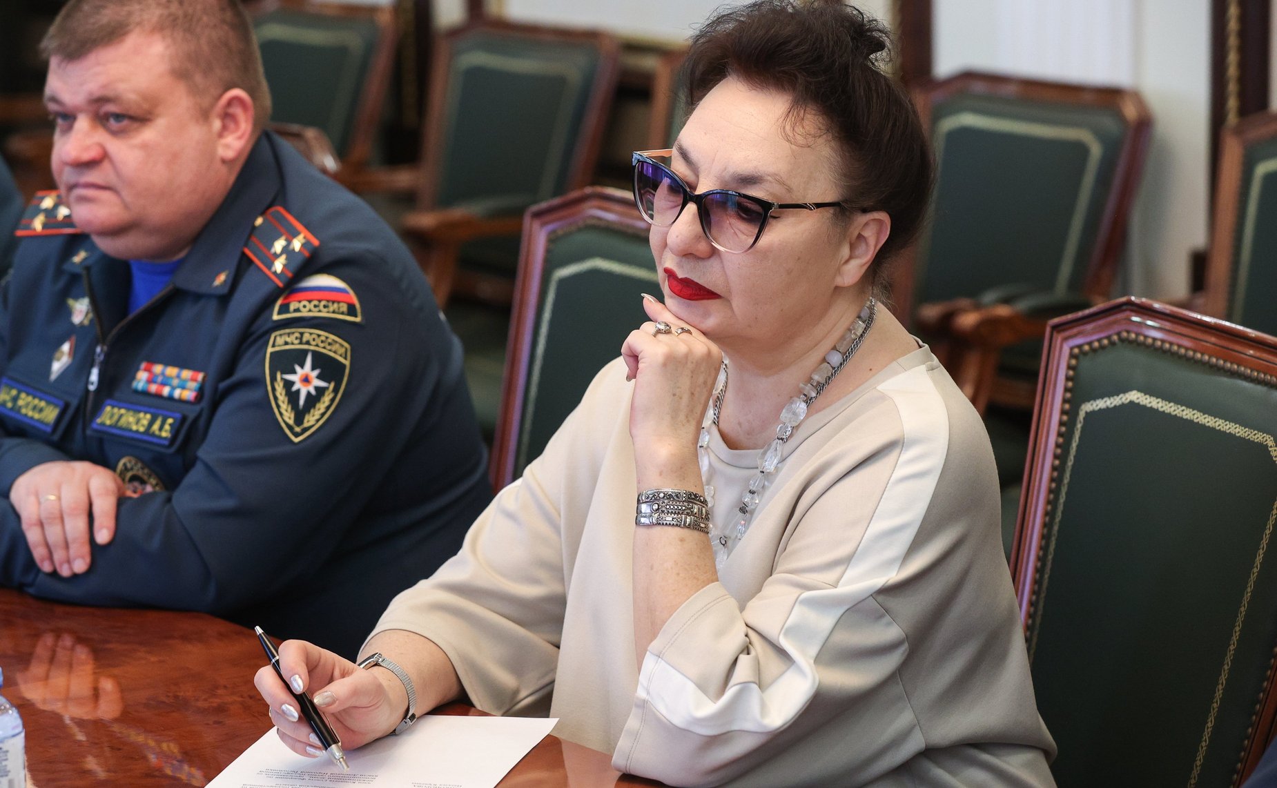 Андрей Климов и Александр Карелин провели рабочую встречу со слушателями Высшей академии управления Академии ГПС МЧС России