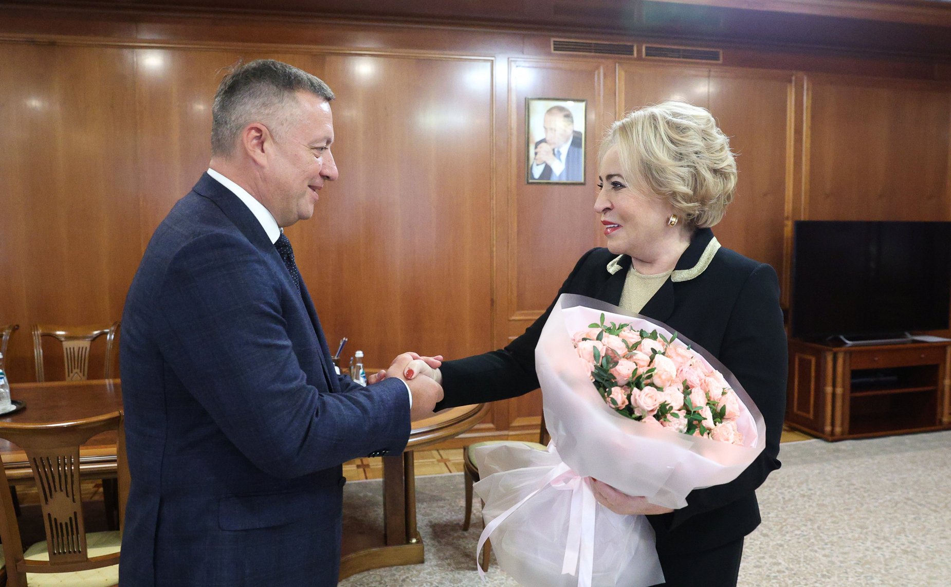Валентина Матвиенко провела встречу с губернатором Иркутской области Игорем Кобзевым