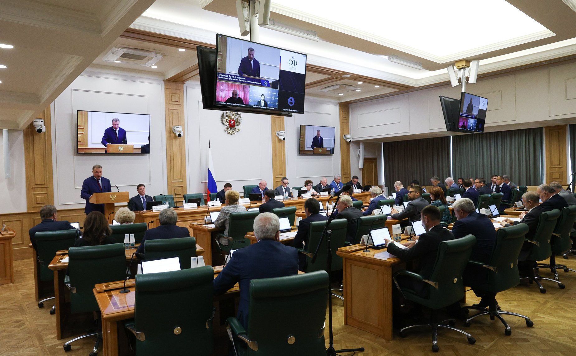 Совместное заседание Комитета СФ по конституционному законодательству и государственному строительству, Комитета СФ по обороне и безопасности и Комитета СФ по федеративному устройству, региональной политике, МСУ и делам Севера