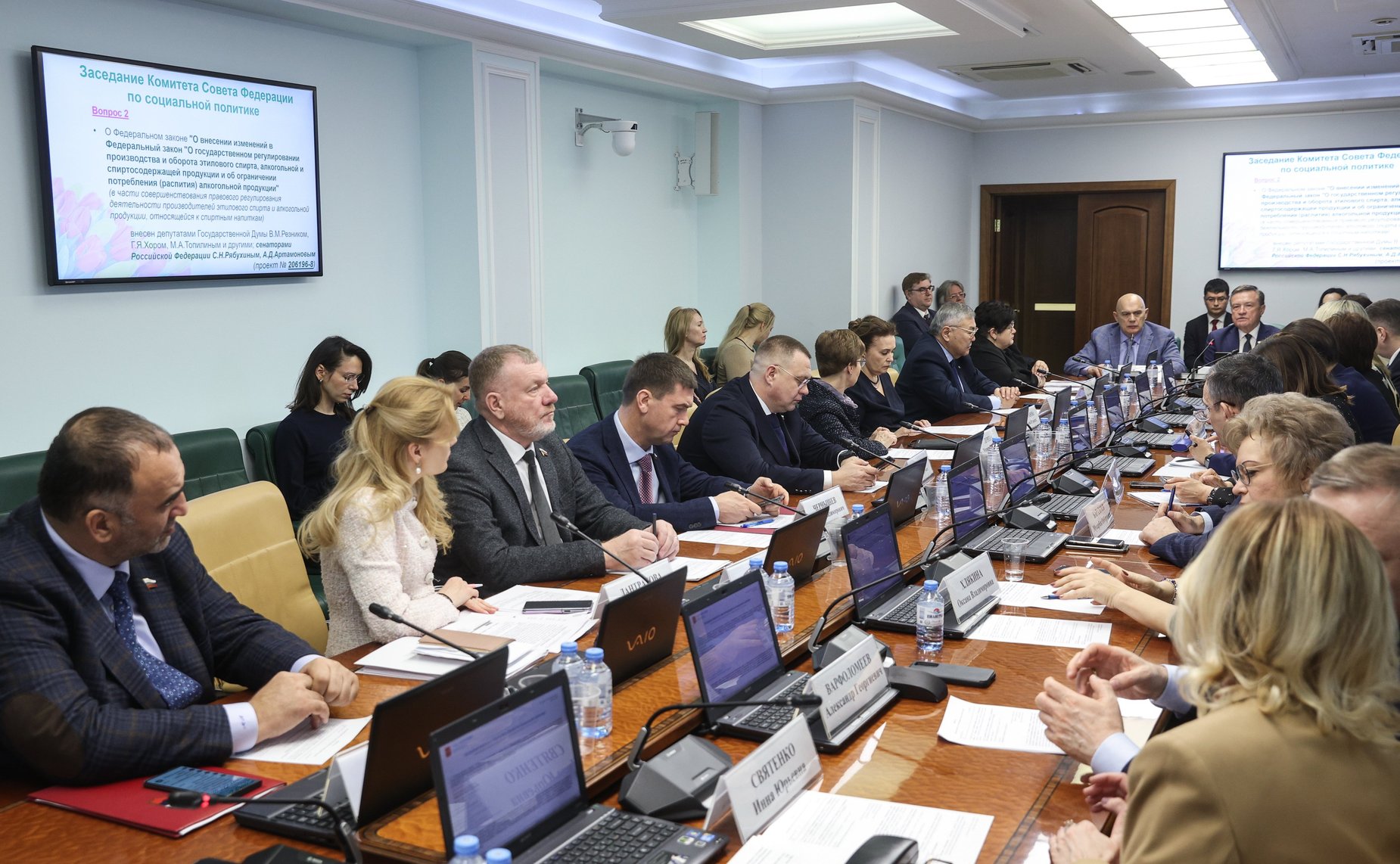 Заседание Комитета Совета Федерации по социальной политике