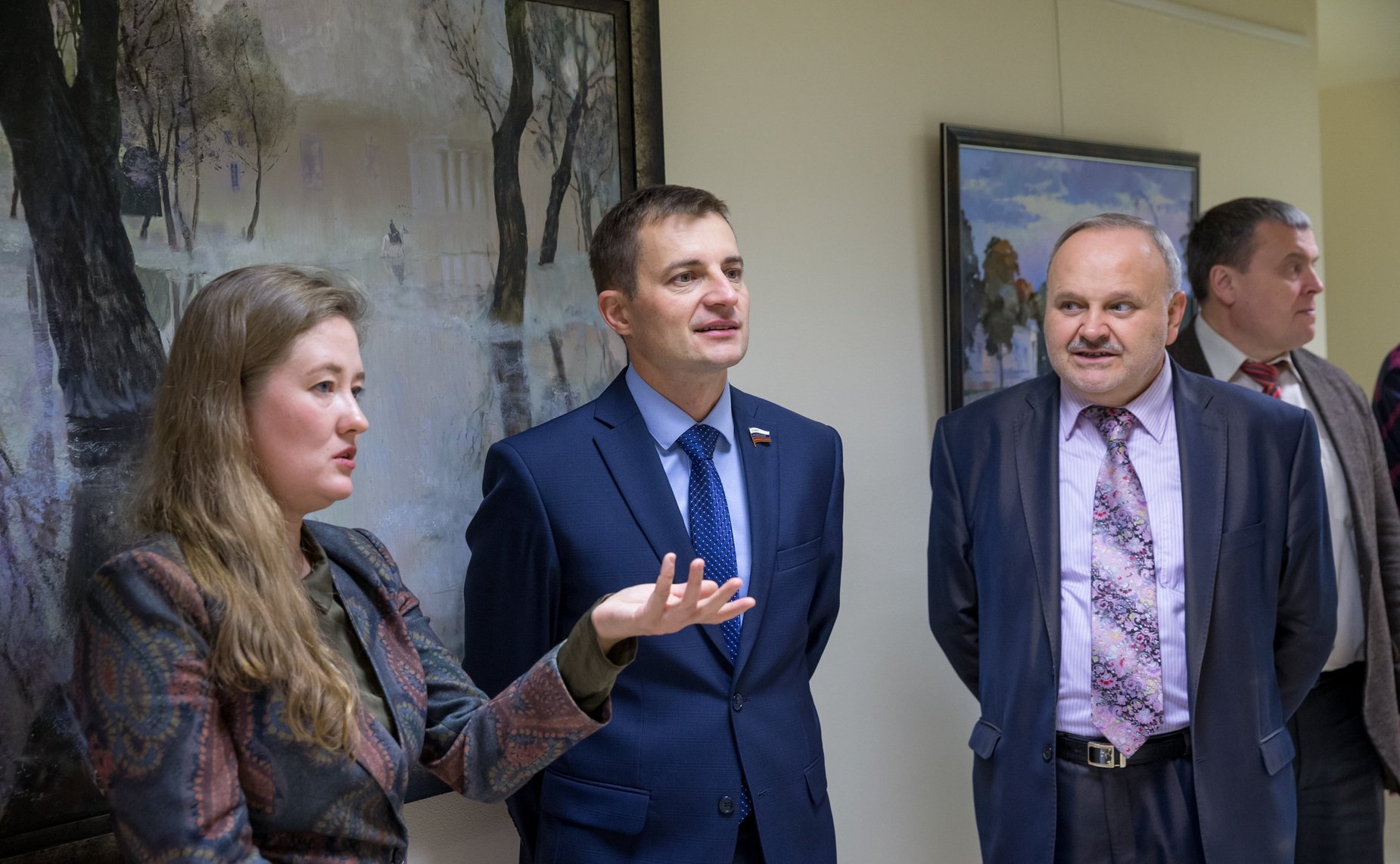 Открытие выставки петербургских художников «Петербург — Москва»