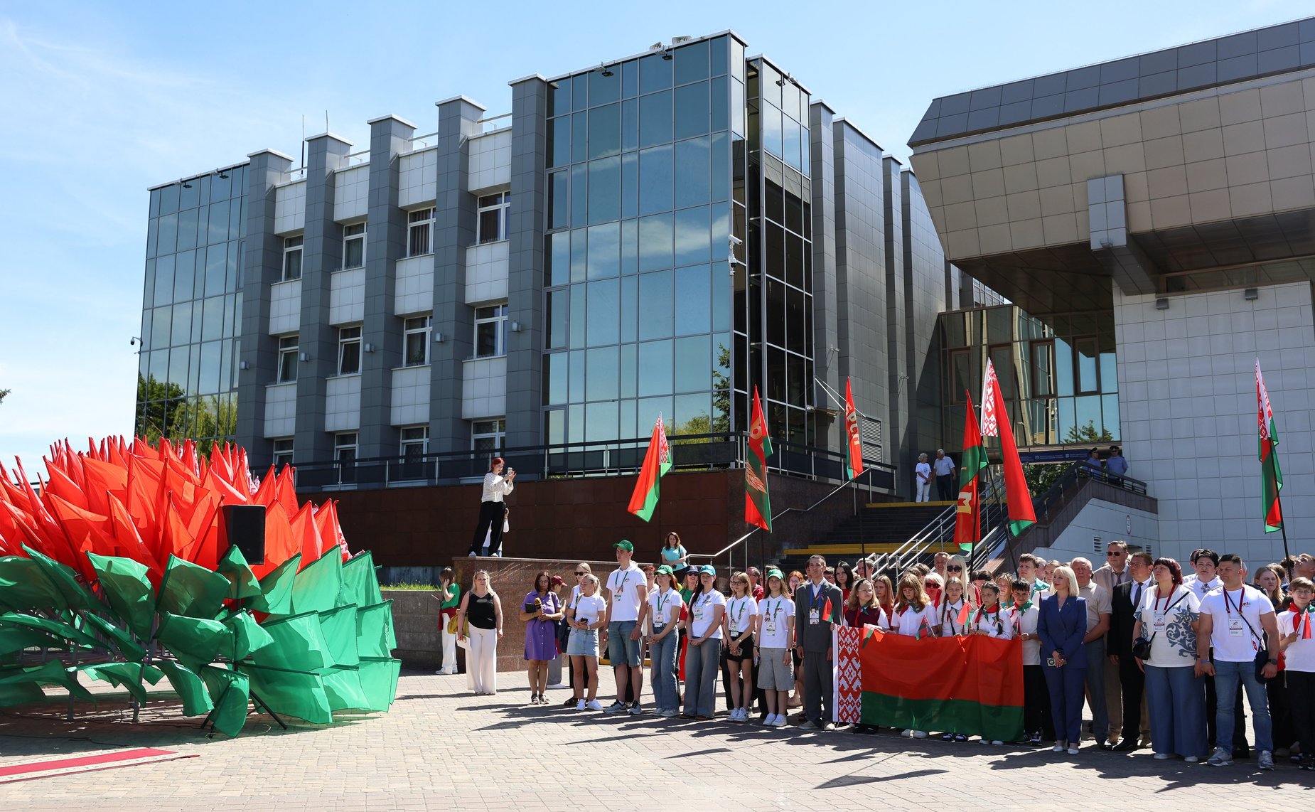 Культурно-образовательный проект «Поезд памяти». Гродно. Торжественная встреча