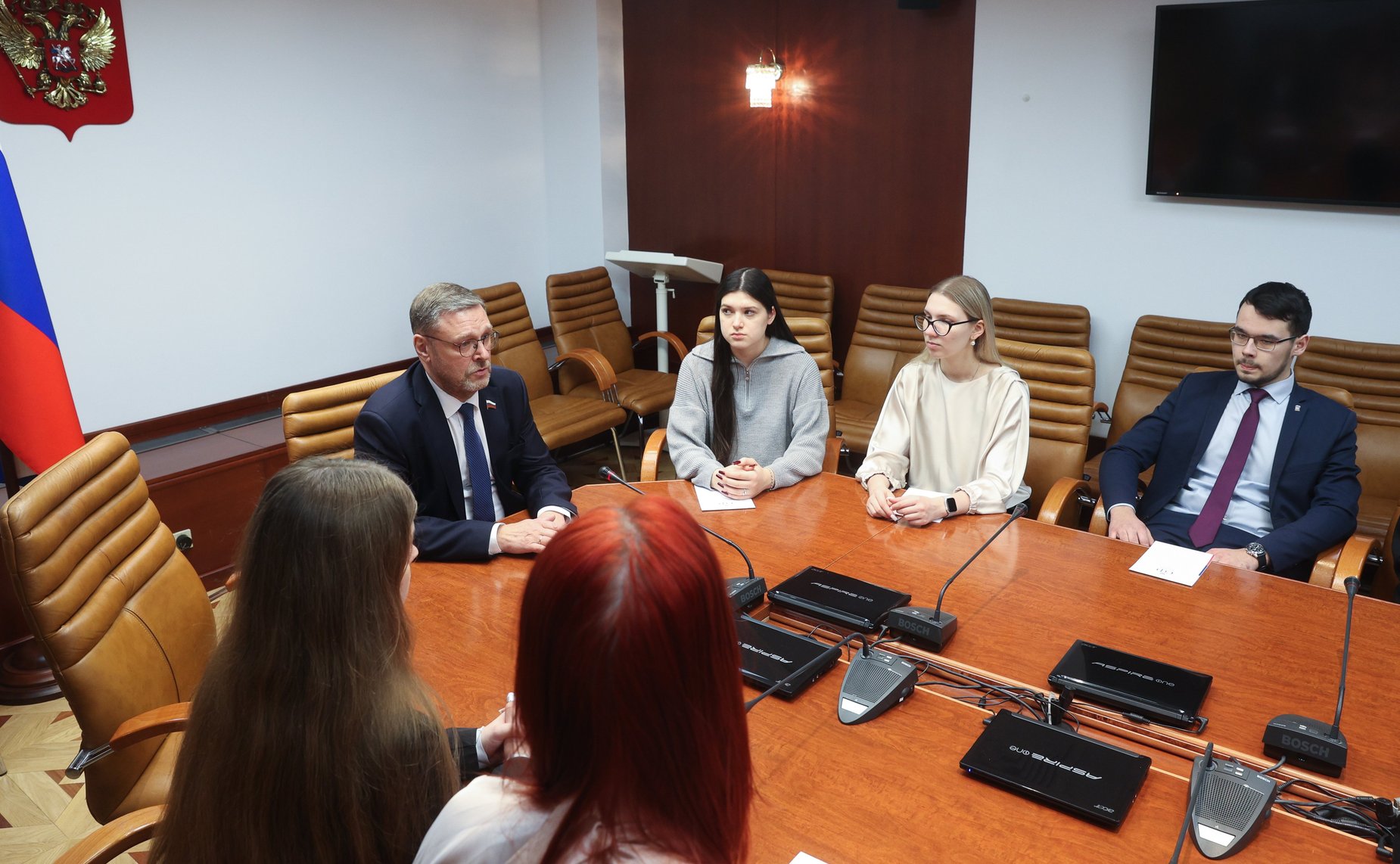 Заместитель Председателя Совета Федерации Константин Косачев провел встречу со студентами Поволжского государственного технологического университета