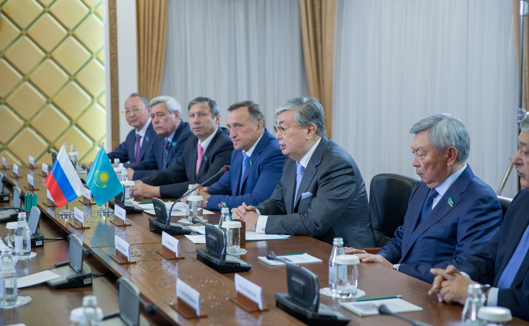 Встреча в Астане с Председателем Сената Парламента Республики Казахстан