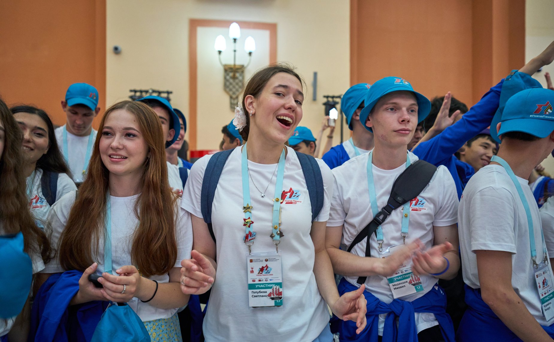 Участники «Поезда Памяти» прибыли в город-герой Москву (фото Фонд «Культурное пространство»)