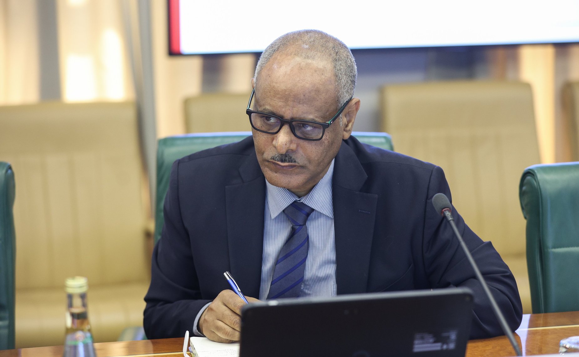 Встреча председателя Комитета СФ по международным делам Григория Карасина с Чрезвычайным и Полномочным Послом Федеральной Демократической Республики Эфиопии