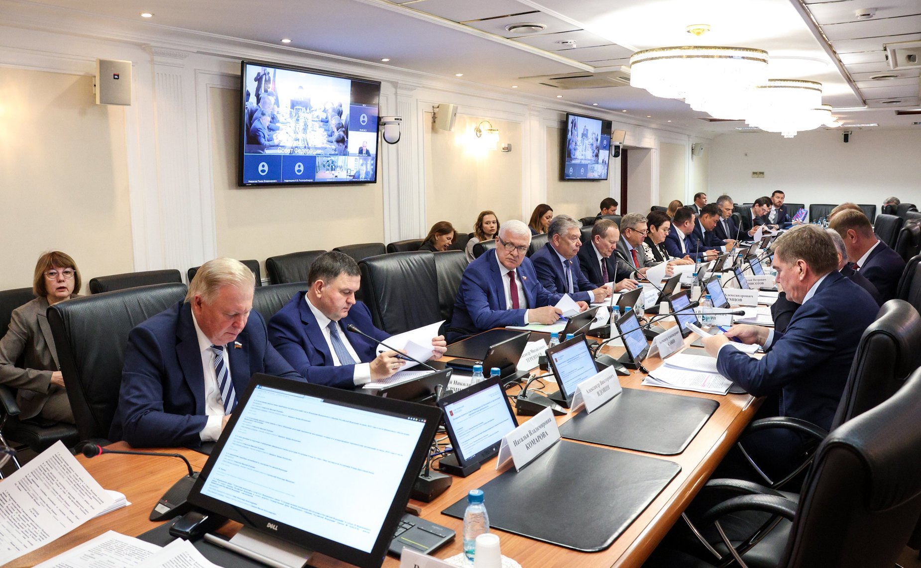 Заседание Комитета Совета Федерации по Регламенту и организации парламентской деятельности