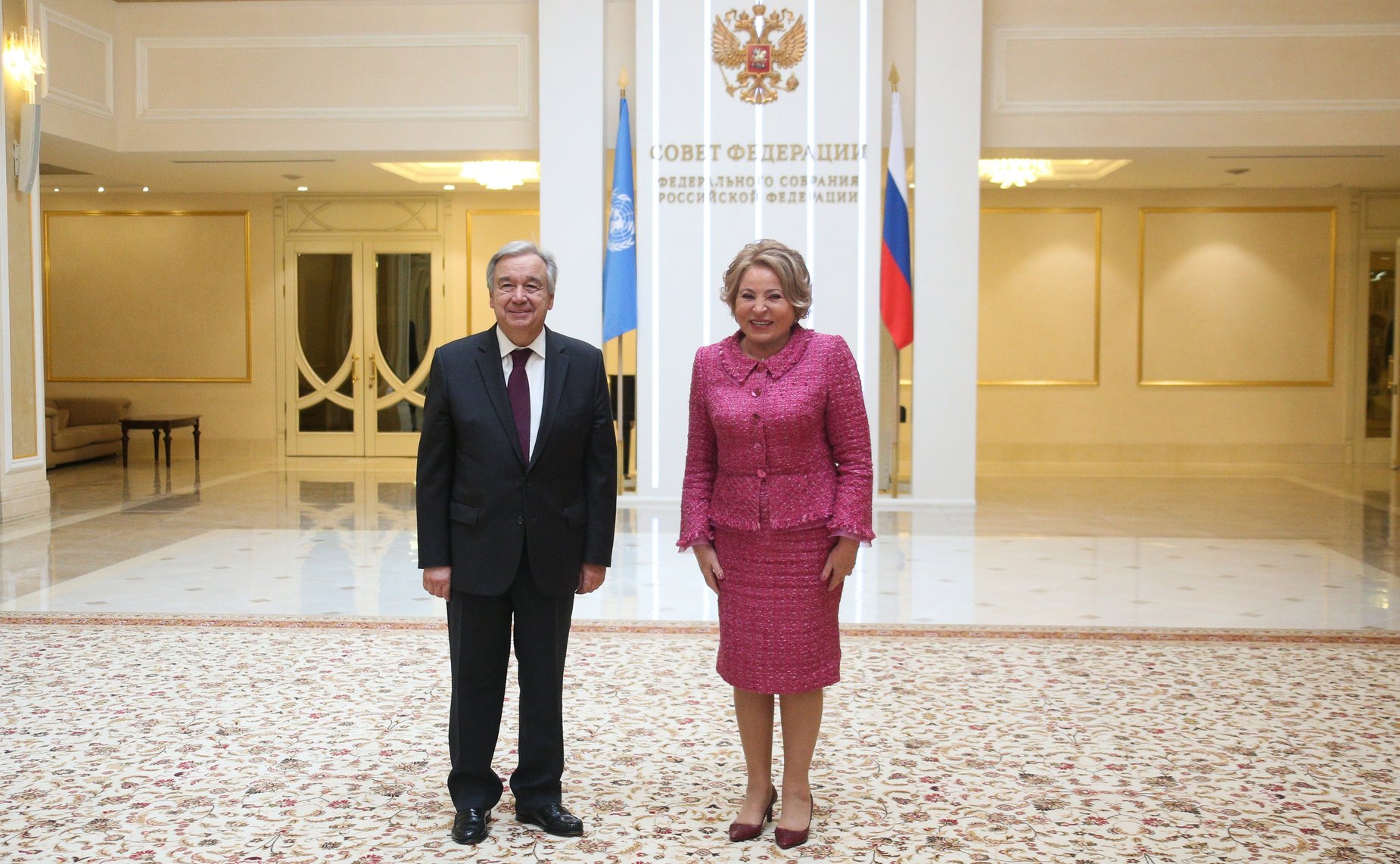 Встреча Валентины Матвиенко с Генеральным секретарем Организации Объединенных Наций