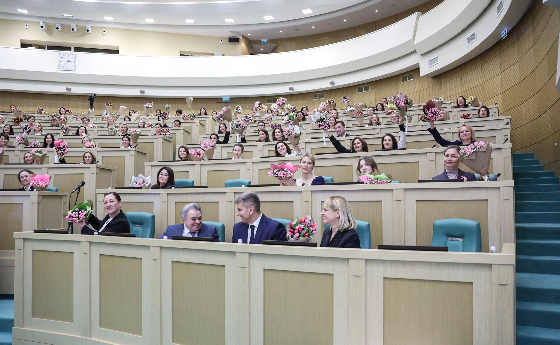 Встреча Председателя Совета Федерации Валентины Матвиенко с женщинами-предпринимателями «Голос женского бизнеса»