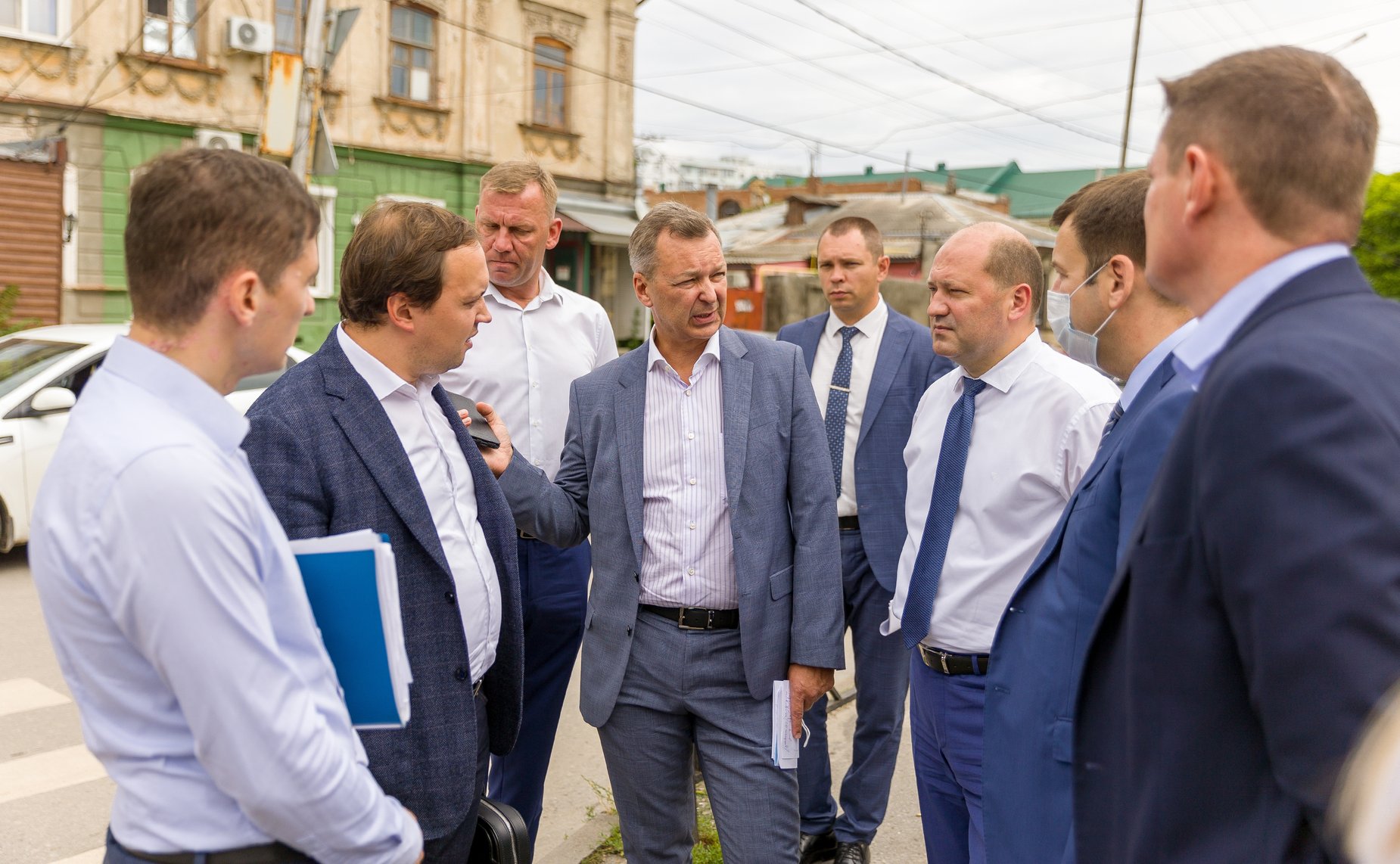 Андрей Яцкин в ходе рабочей поездки в регион посетил город Таганрог