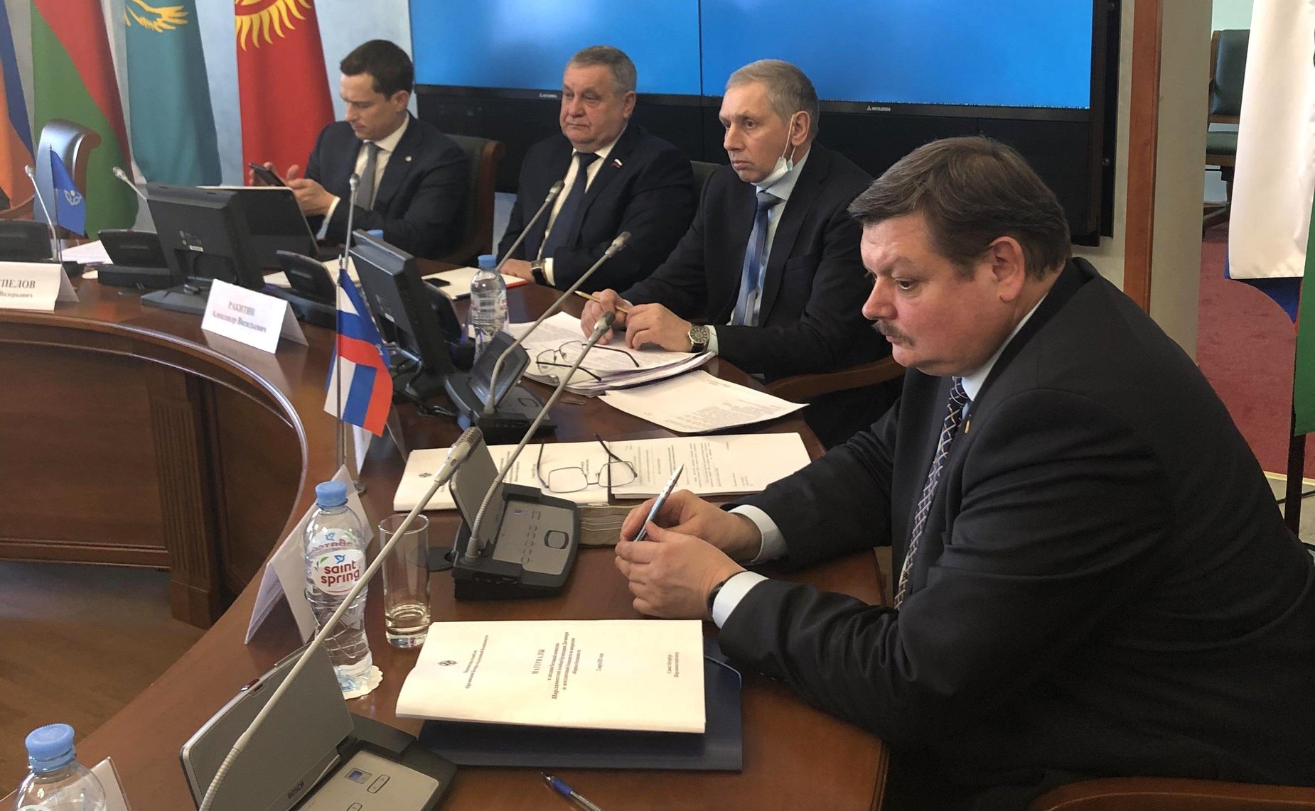 Сенаторы РФ приняли участие в заседаниях постоянных комиссий ПА ОДКБ