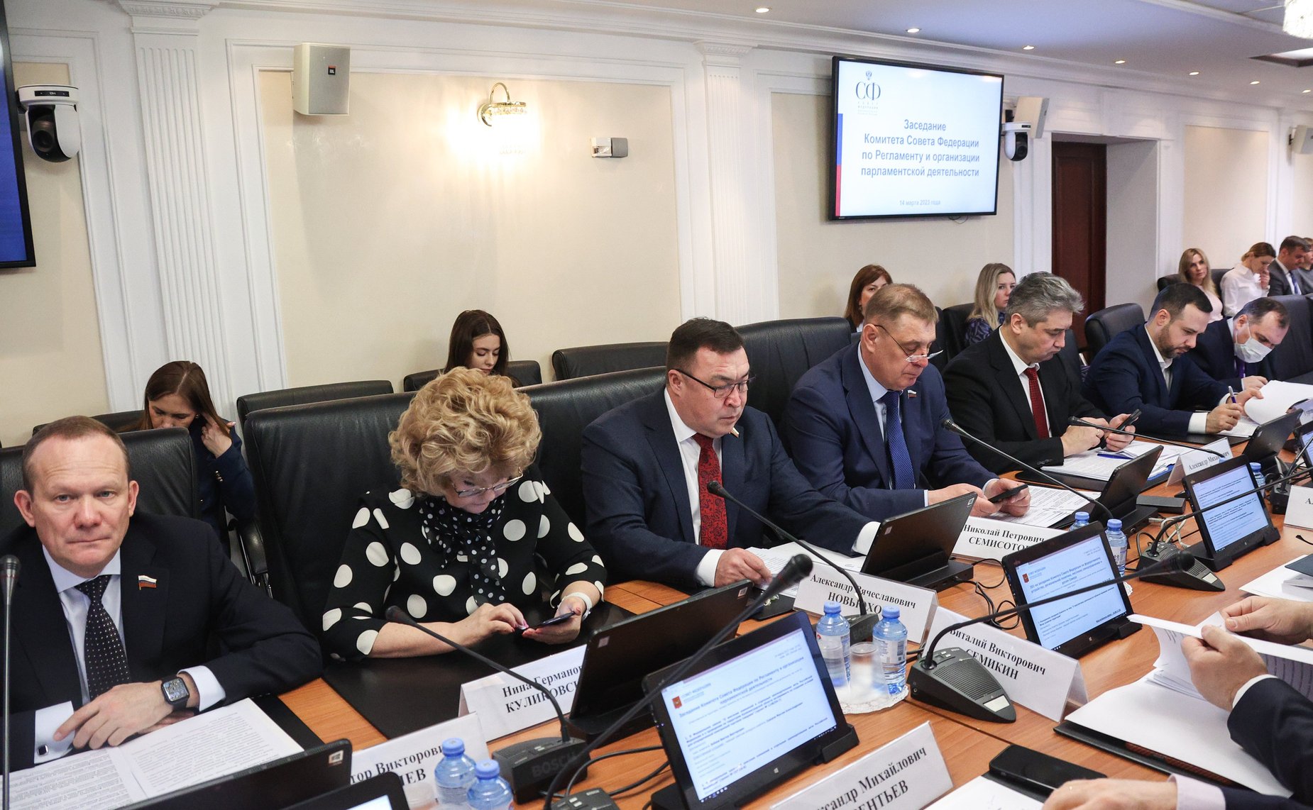 Заседание Комитета СФ по Регламенту и организации парламентской деятельности