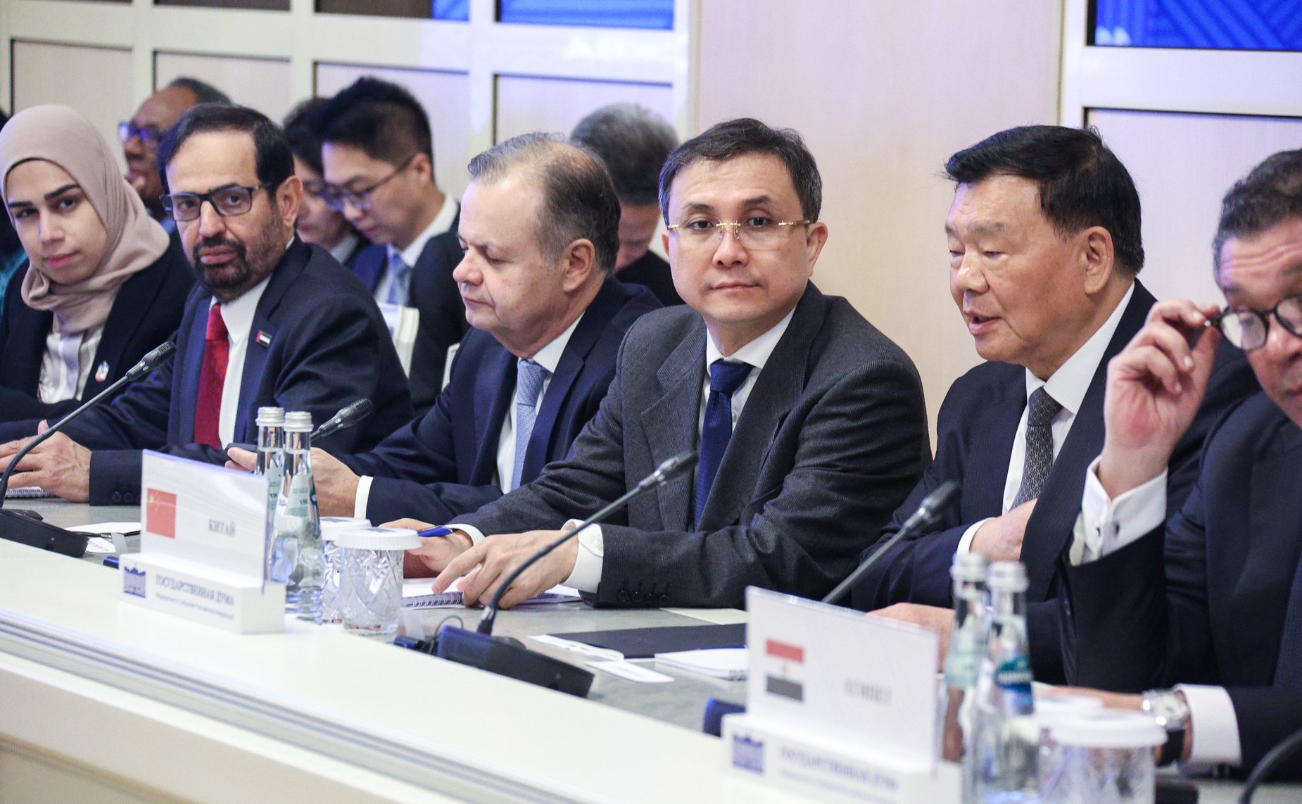 Встреча председателей комитетов по международным делам парламентов (палат парламентов) стран БРИКС с Председателем Государственной Думы Вячеславом Володиным