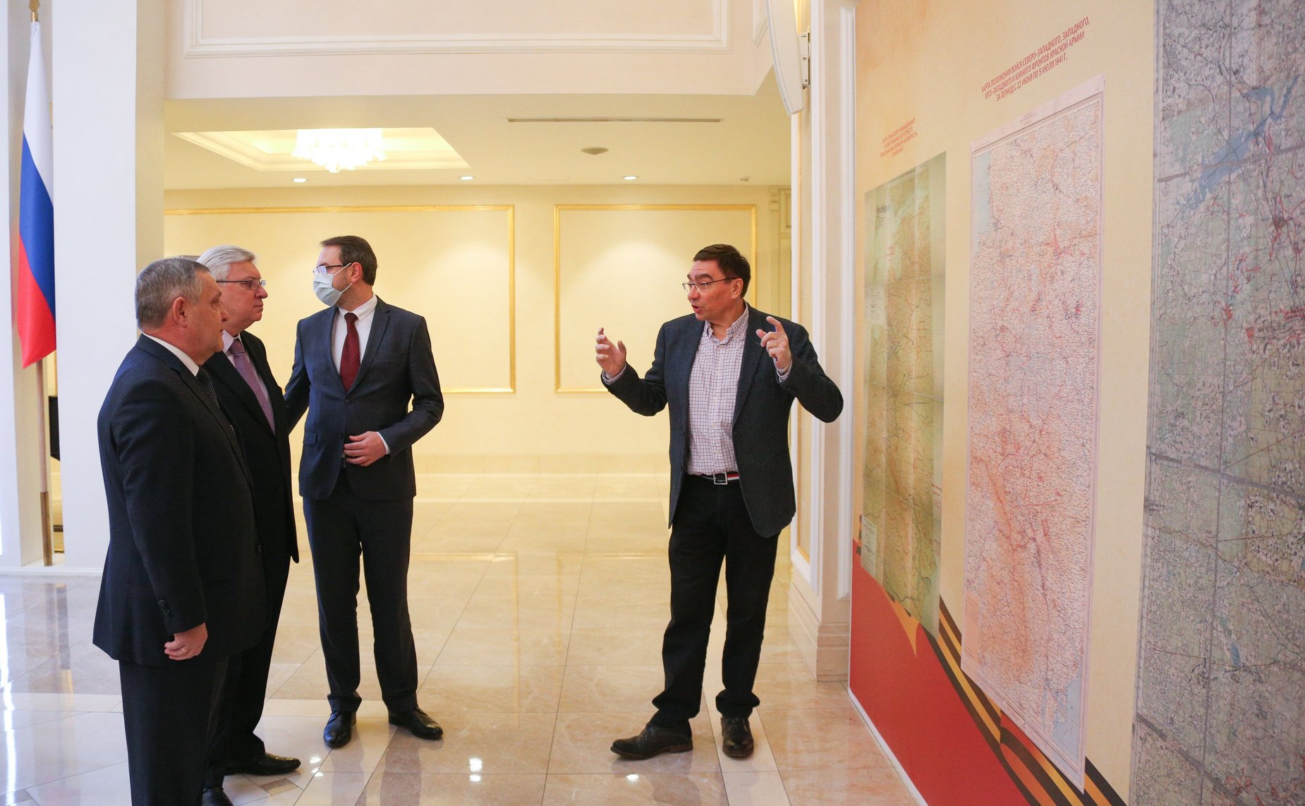 Открытие выставки «Карты Победы»