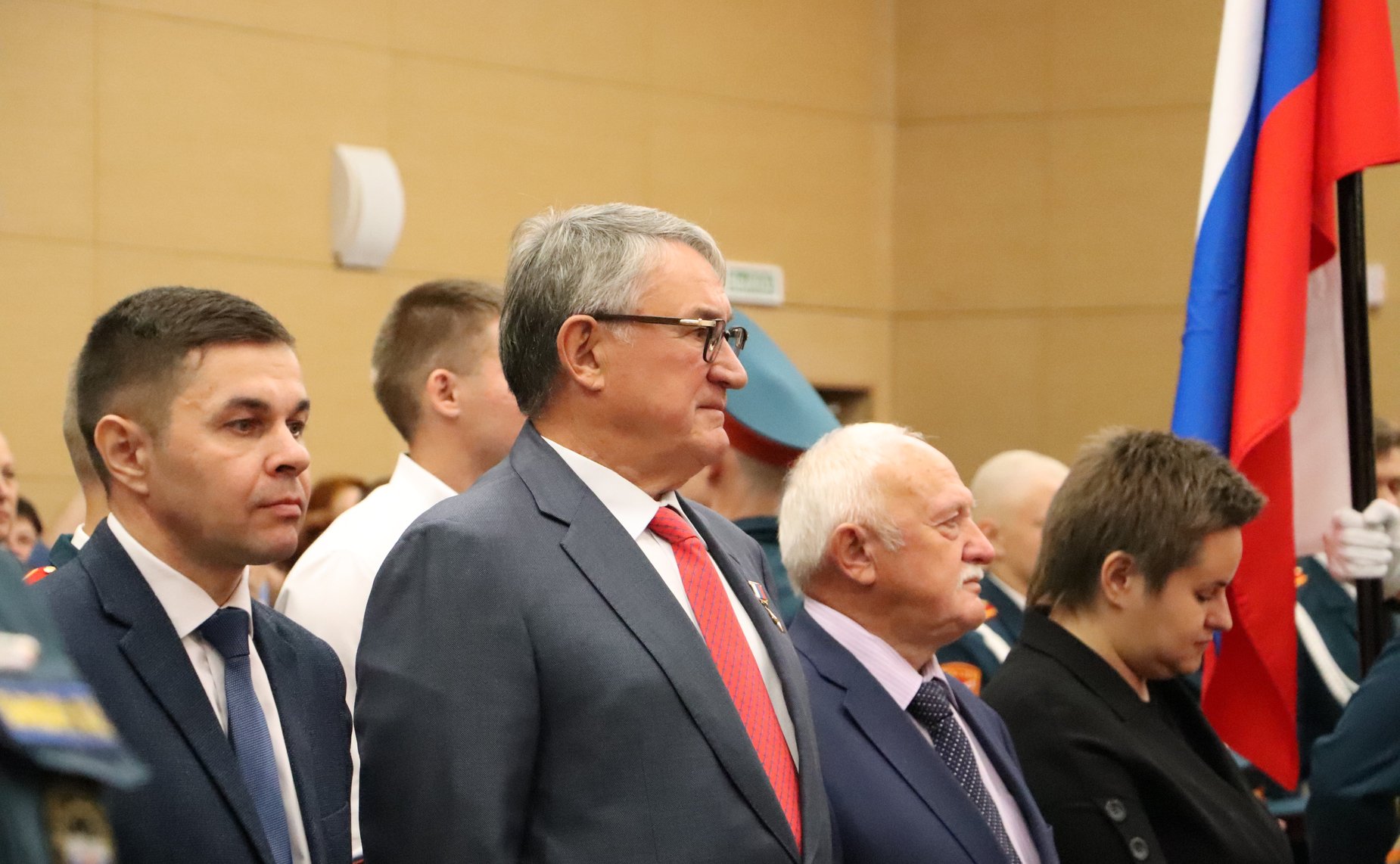 Юрий Воробьев принял участие в торжественной линейке, посвященной Дню знаний в кадетской школе «Корабелы Прионежья»