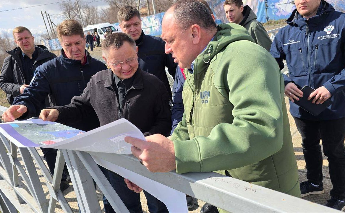 Андрей Шевченко находится в рабочей поездке в Оренбургской области, пострадавшей от мощного паводка