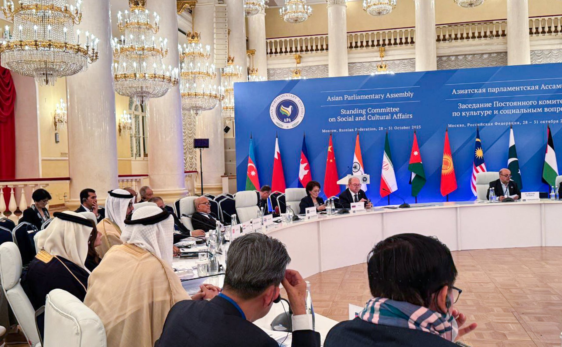 Геннадий Орденов принимает участие в заседании Постоянного комитета Азиатской парламентской ассамблеи по культуре и социальным вопросам