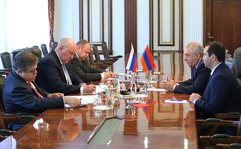 Г. Карасин провел встречу с Послом Армении в России В. Арутюняном